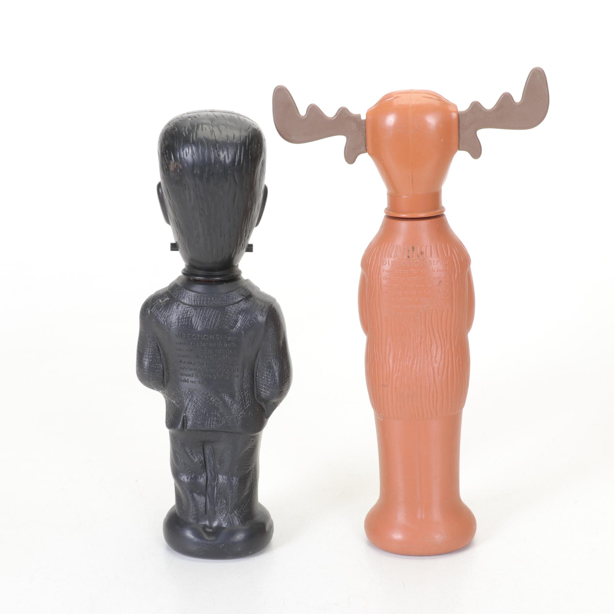 Soaky Collection of Cartoon Bubble Bath Bottles Featuring "Smokey Bear"