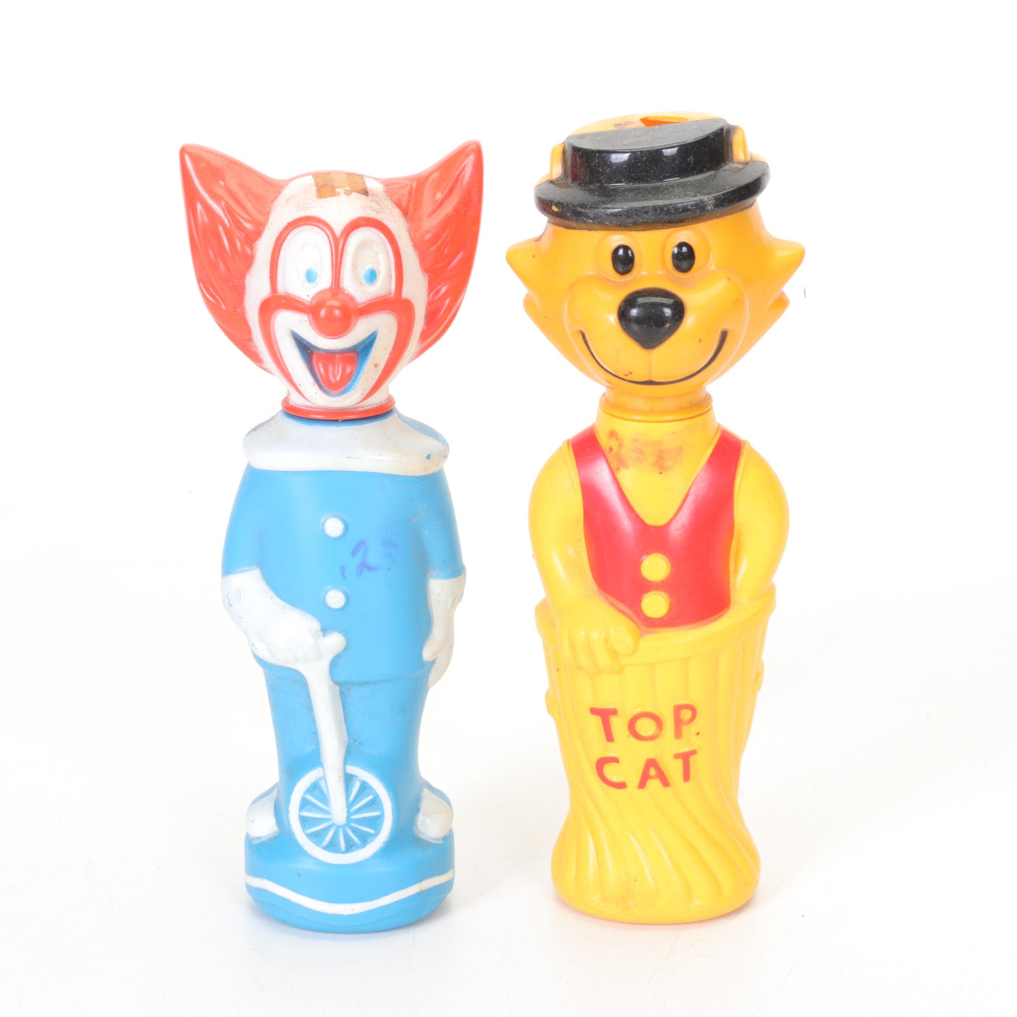 Soaky Collection of Cartoon Bubble Bath Bottles Featuring "Smokey Bear"