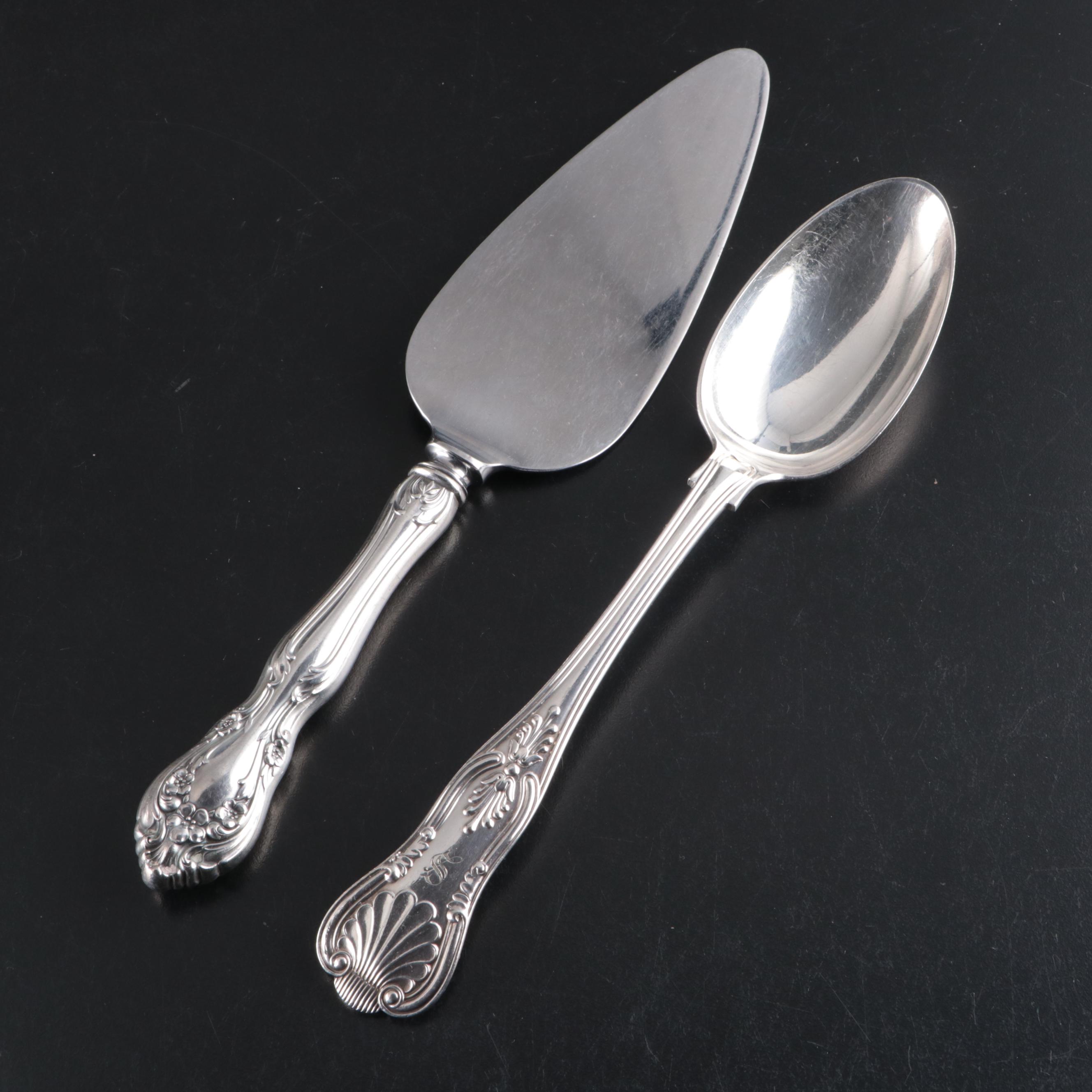 Gorham Sterling Silver Bowl with Other Serving Pieces and Tableware