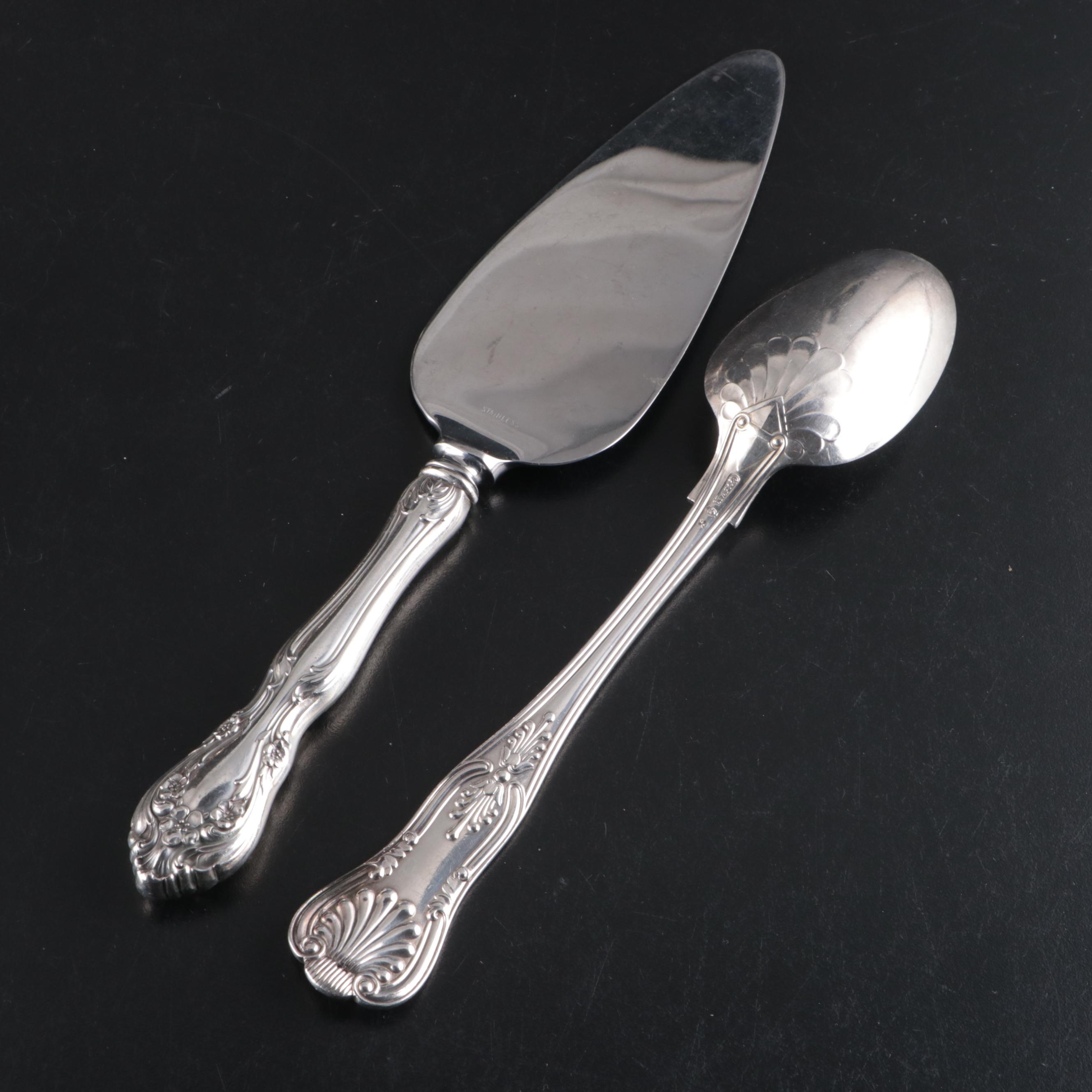 Gorham Sterling Silver Bowl with Other Serving Pieces and Tableware