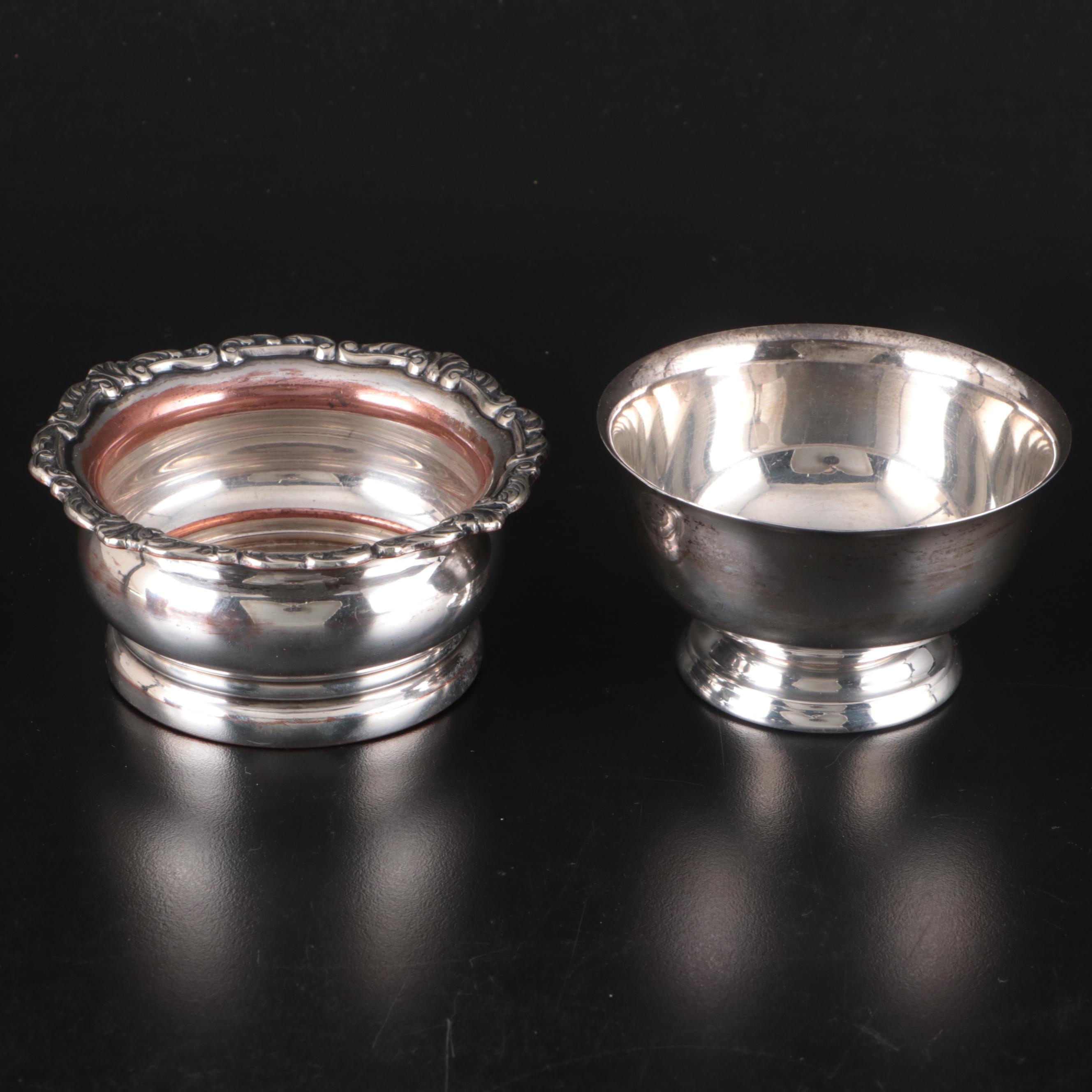 Gorham Sterling Silver Bowl with Other Serving Pieces and Tableware