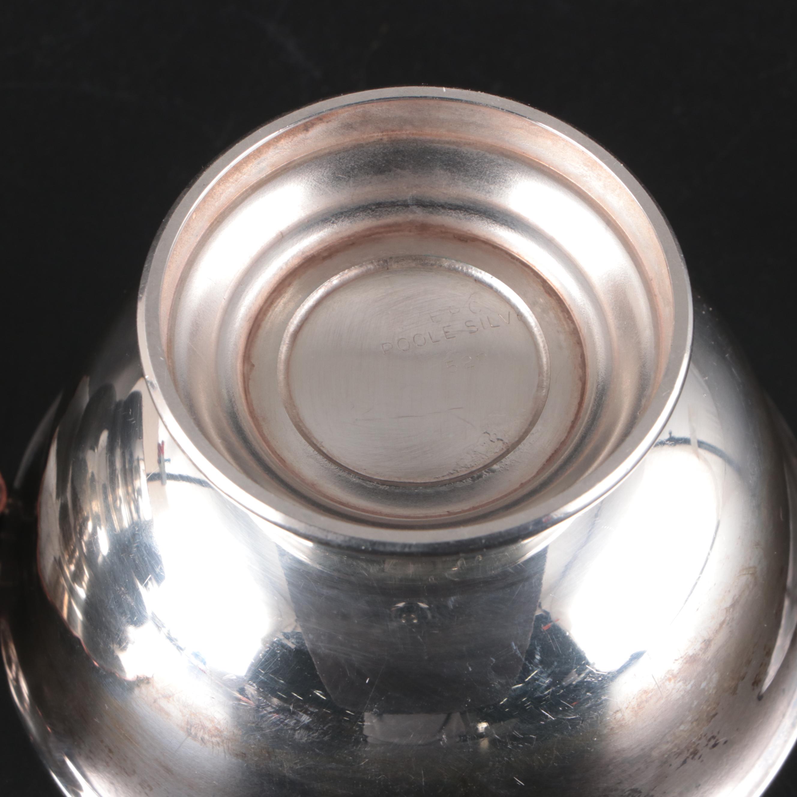 Gorham Sterling Silver Bowl with Other Serving Pieces and Tableware