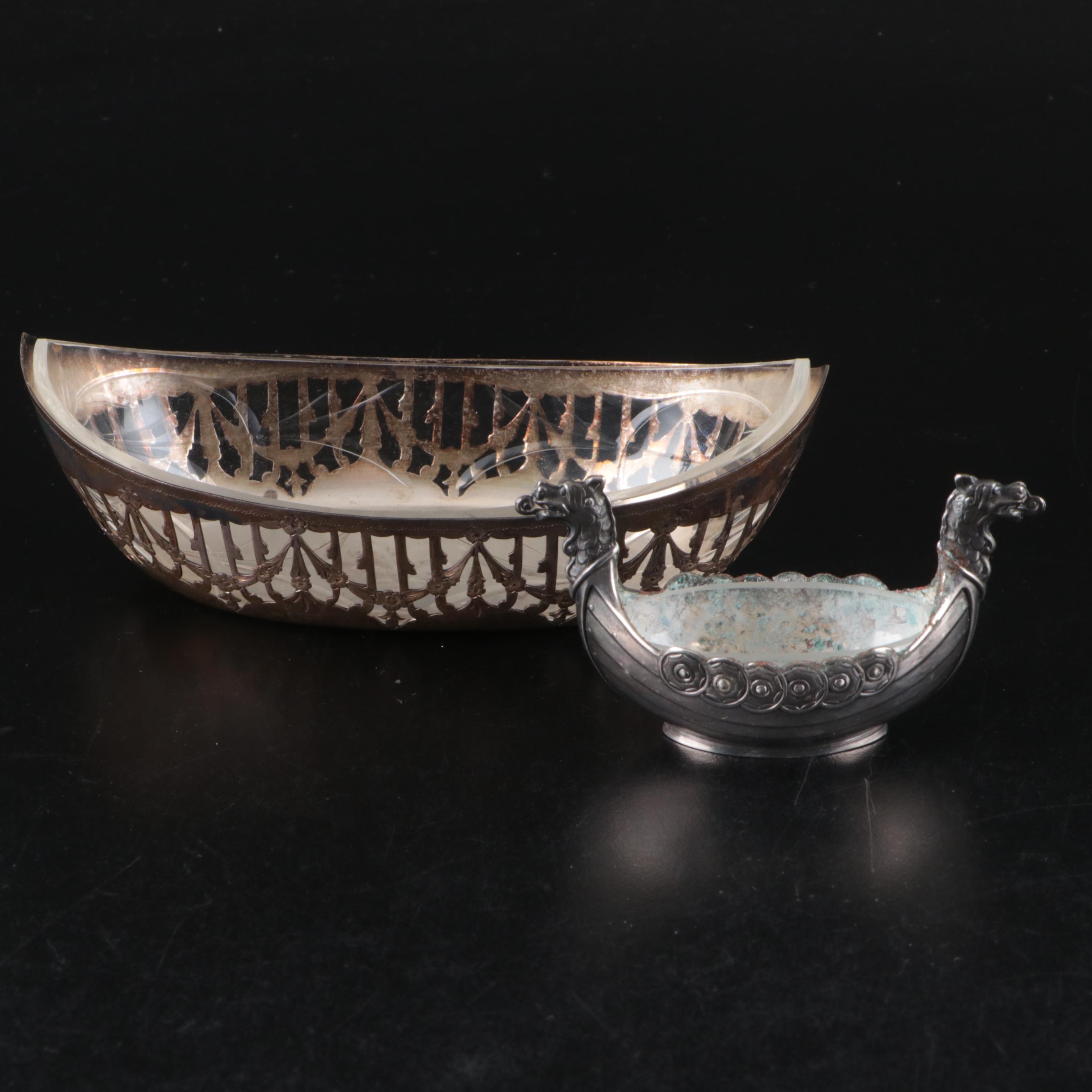 Gorham Sterling Silver Bowl with Other Serving Pieces and Tableware