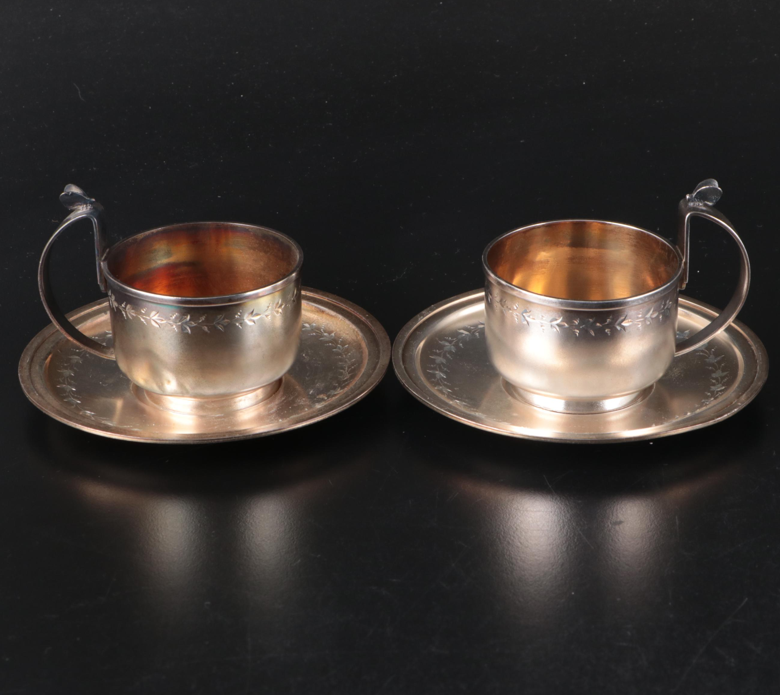 Gorham Sterling Silver Bowl with Other Serving Pieces and Tableware