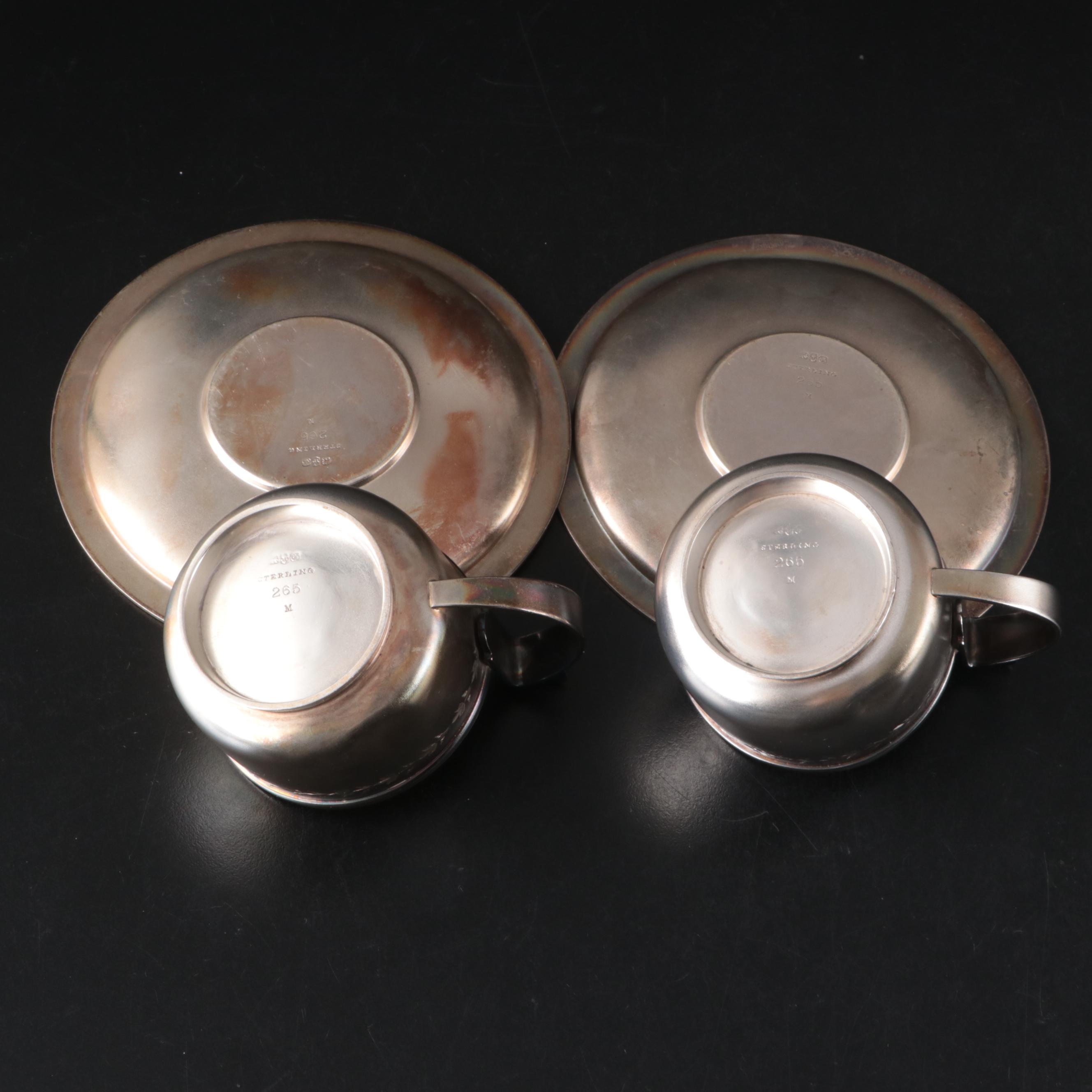 Gorham Sterling Silver Bowl with Other Serving Pieces and Tableware