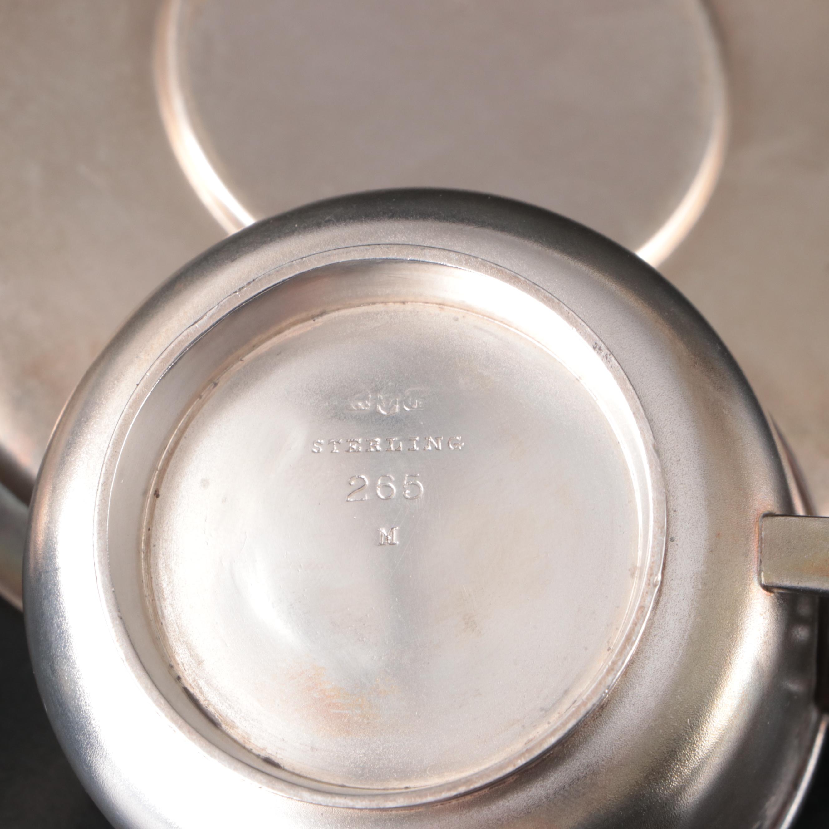 Gorham Sterling Silver Bowl with Other Serving Pieces and Tableware