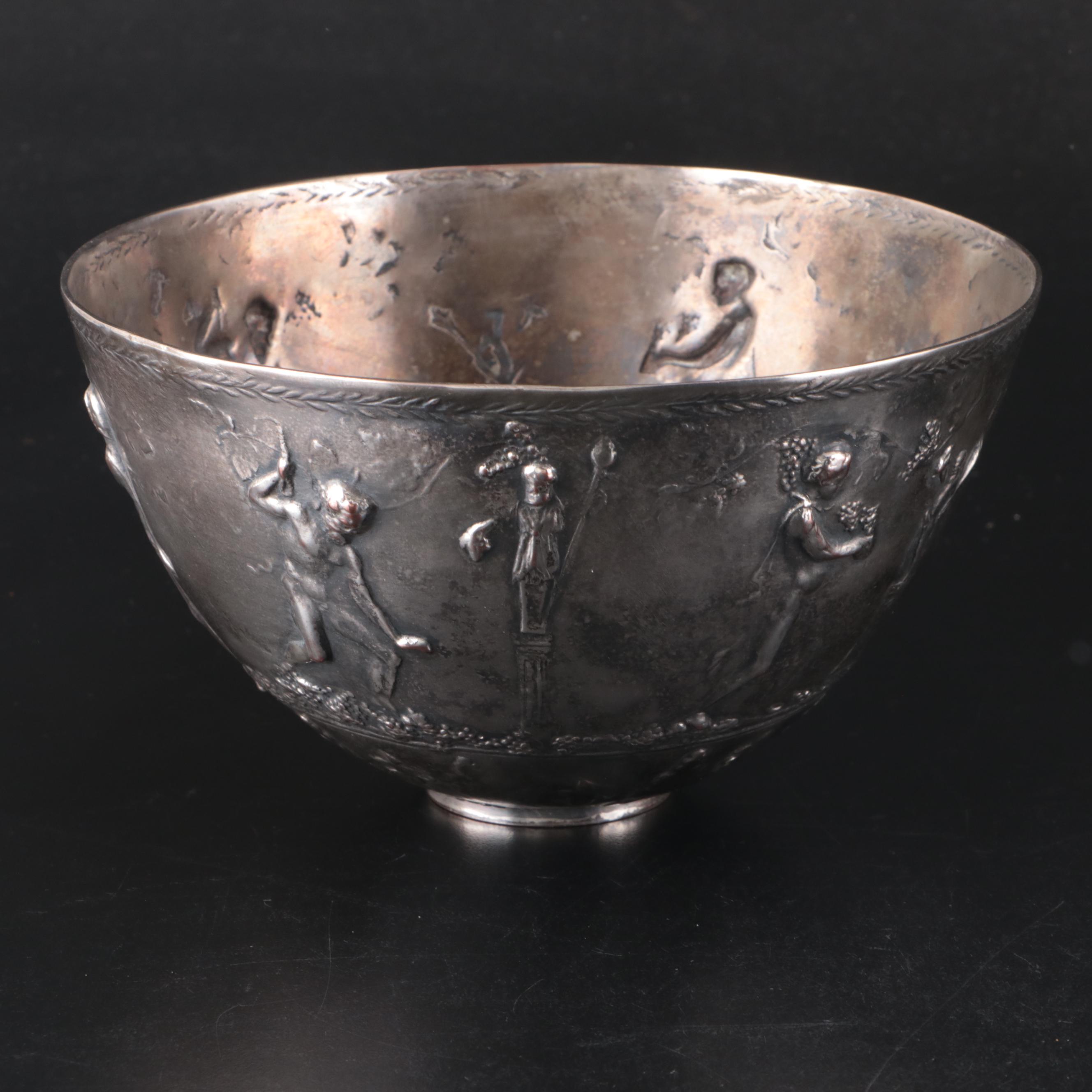 Gorham Sterling Silver Bowl with Other Serving Pieces and Tableware