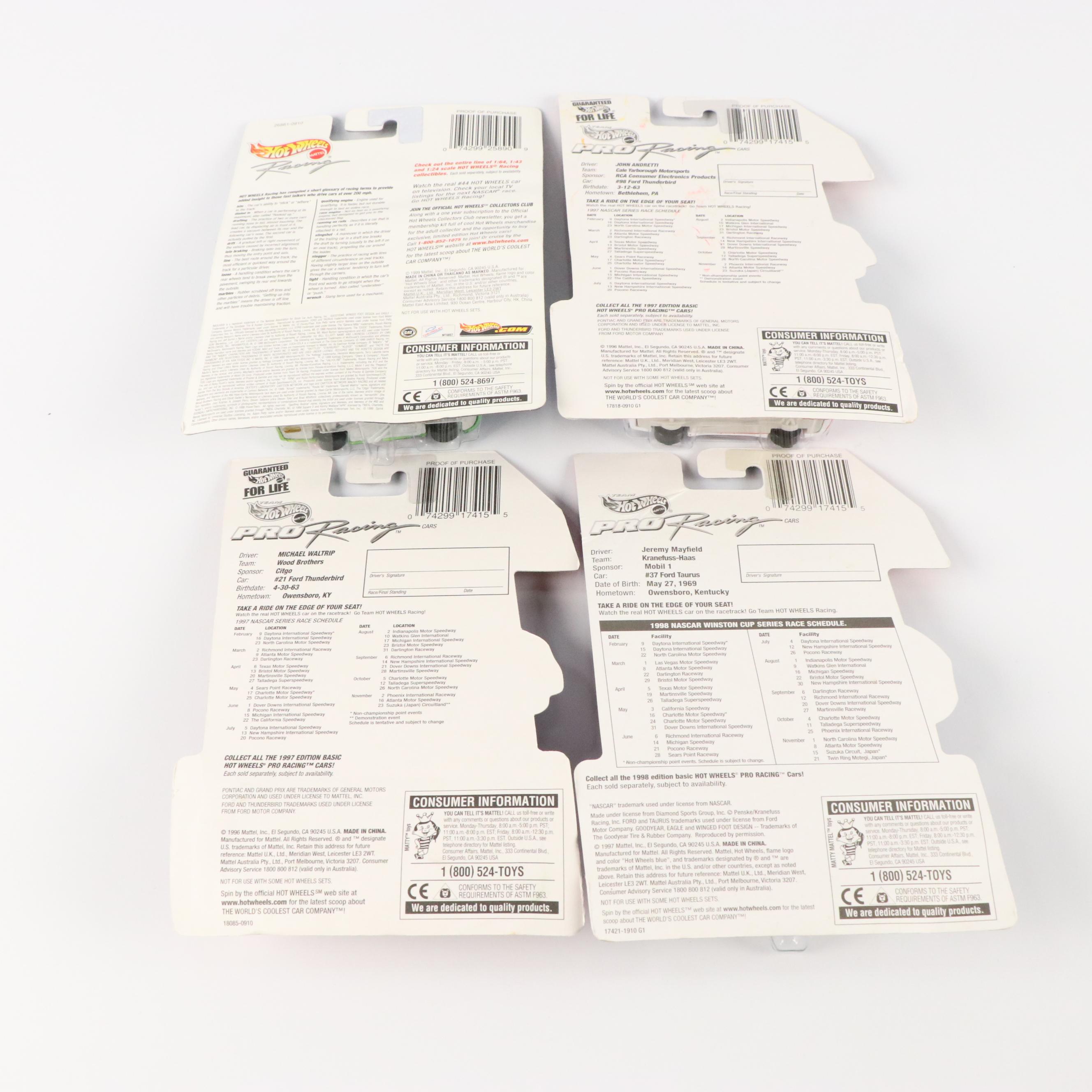 Mattel Hot Wheels NASCAR and Other Diecast Vehicles