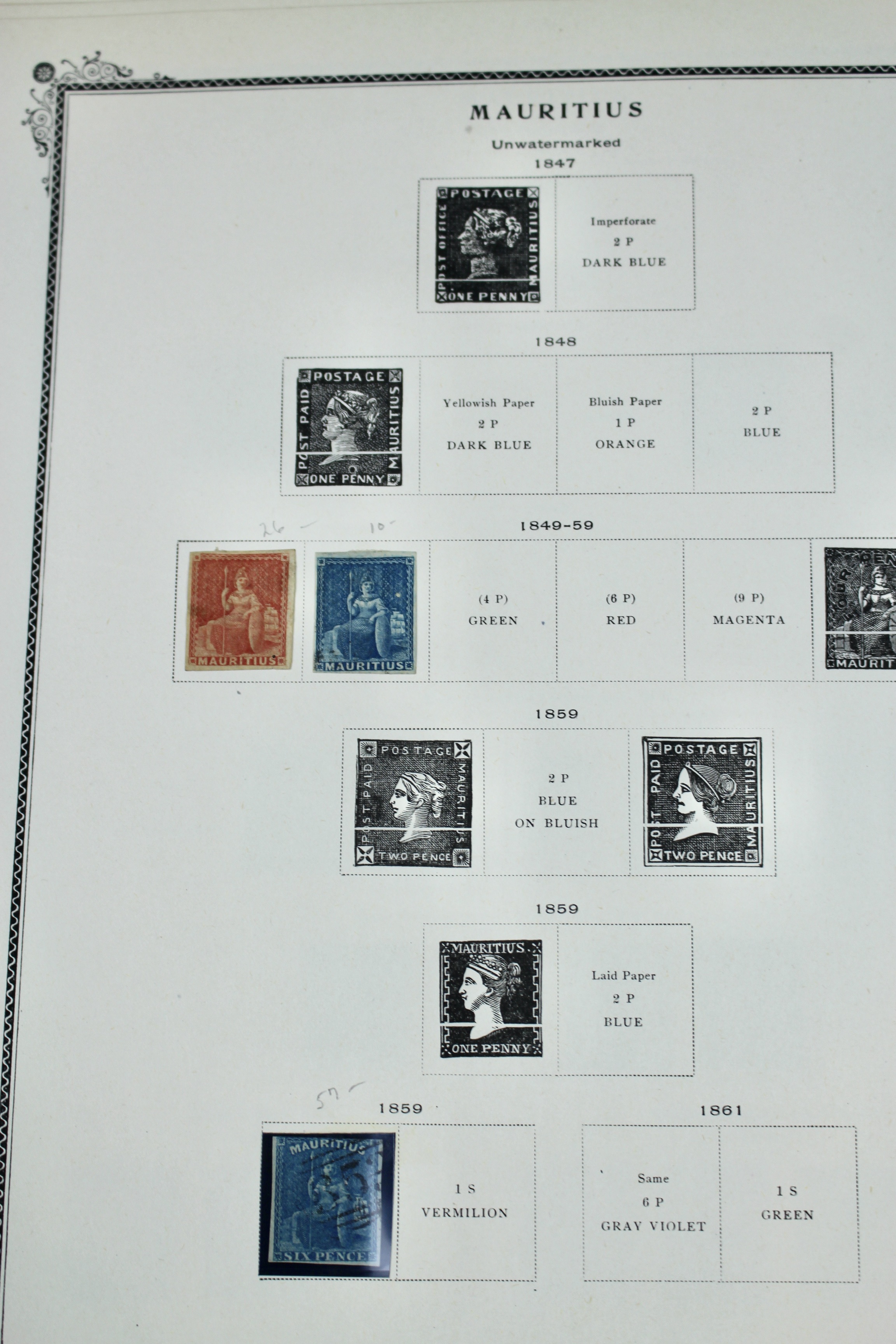 Mauritius Stamp Collection