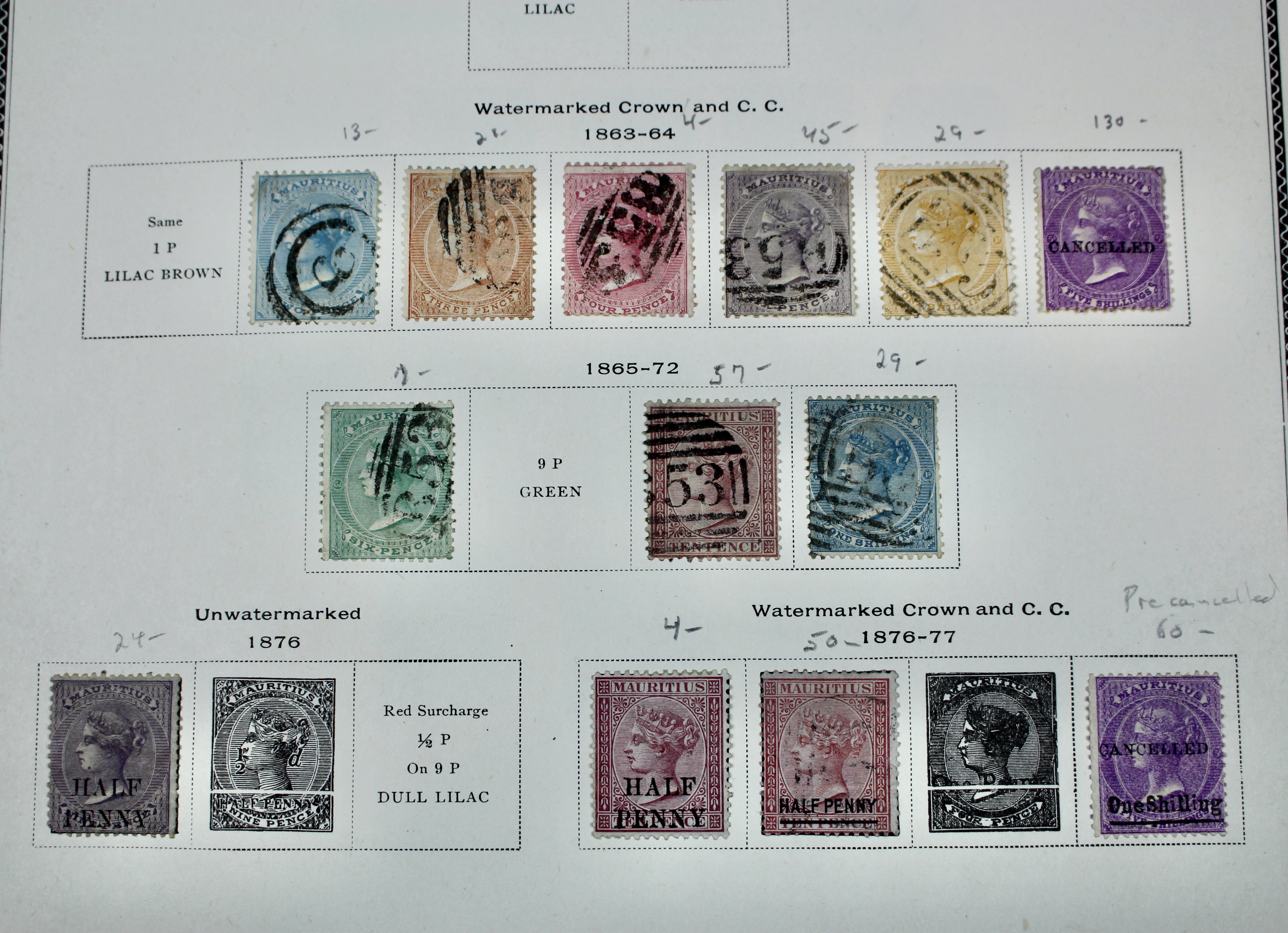 Mauritius Stamp Collection