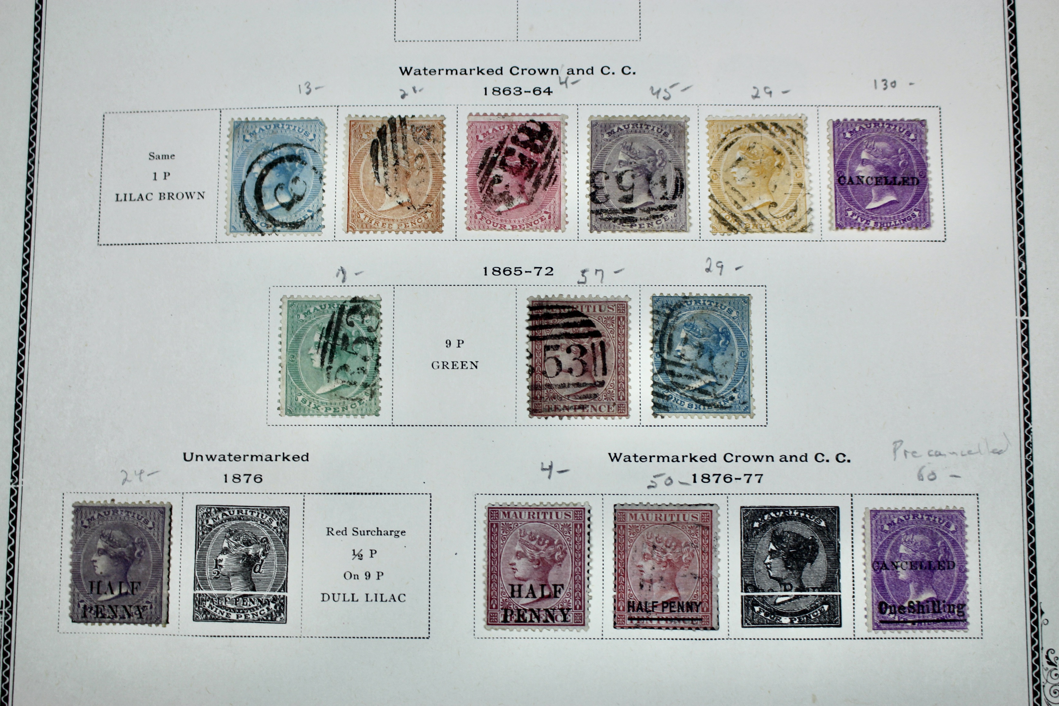 Mauritius Stamp Collection