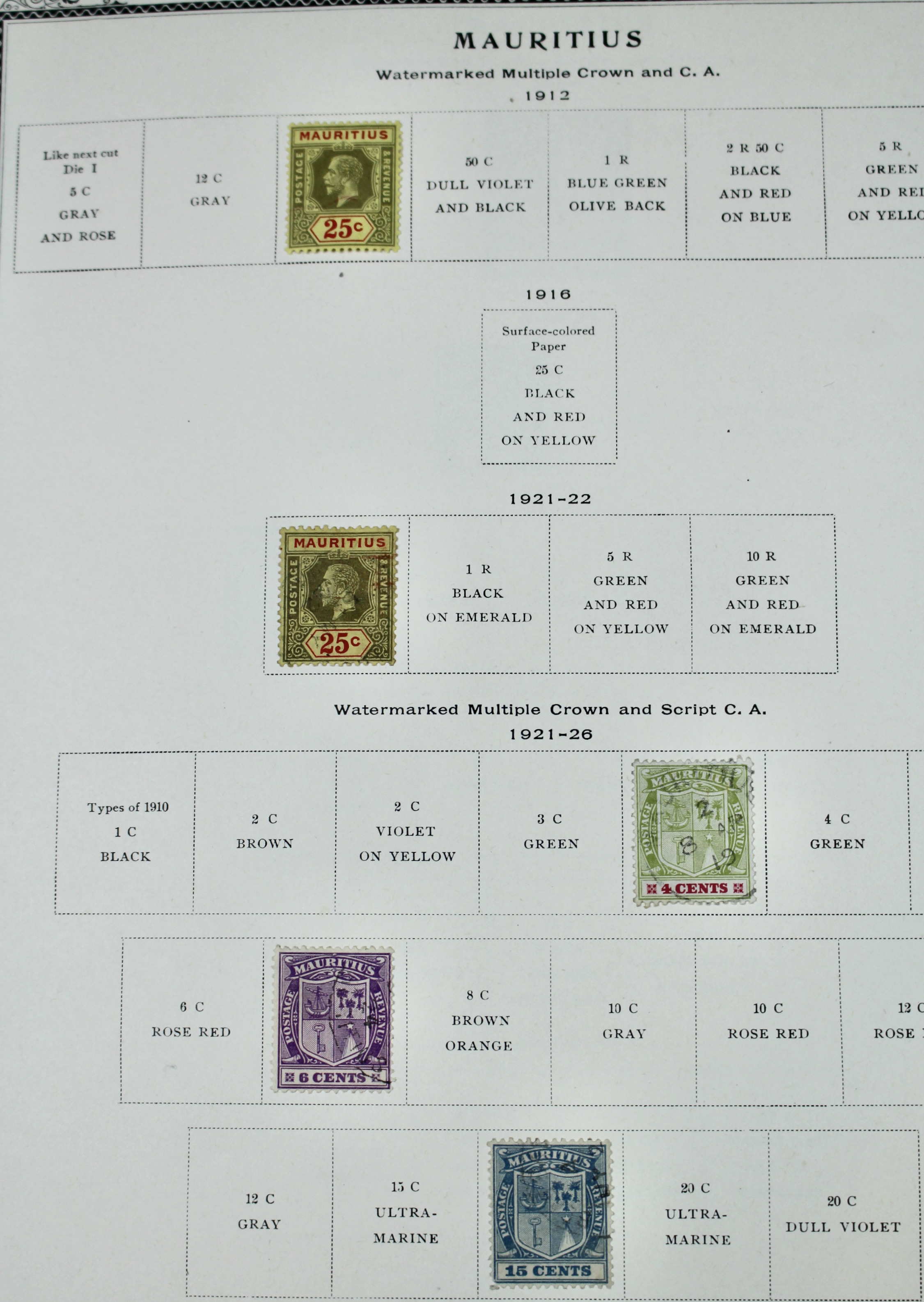 Mauritius Stamp Collection