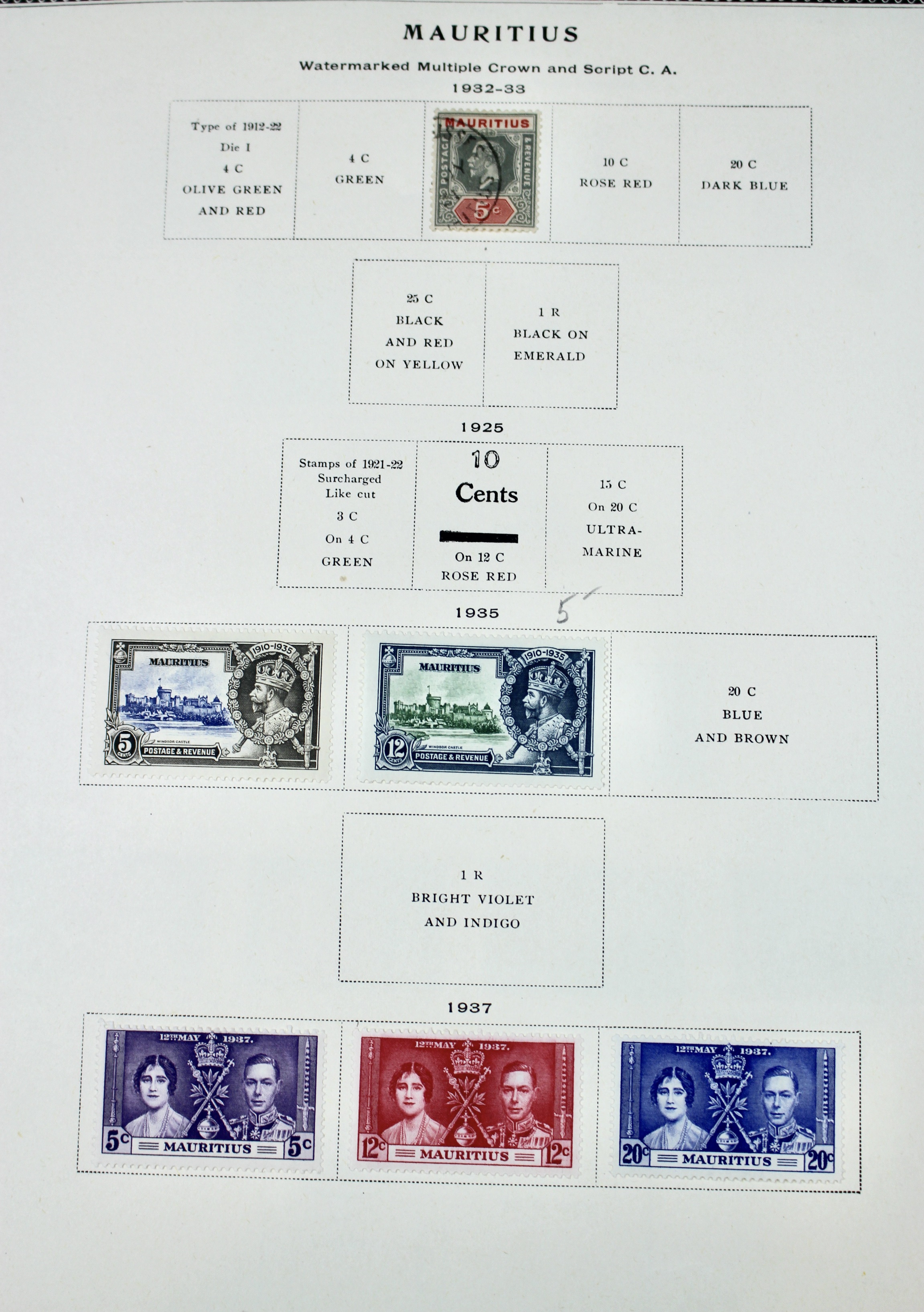 Mauritius Stamp Collection
