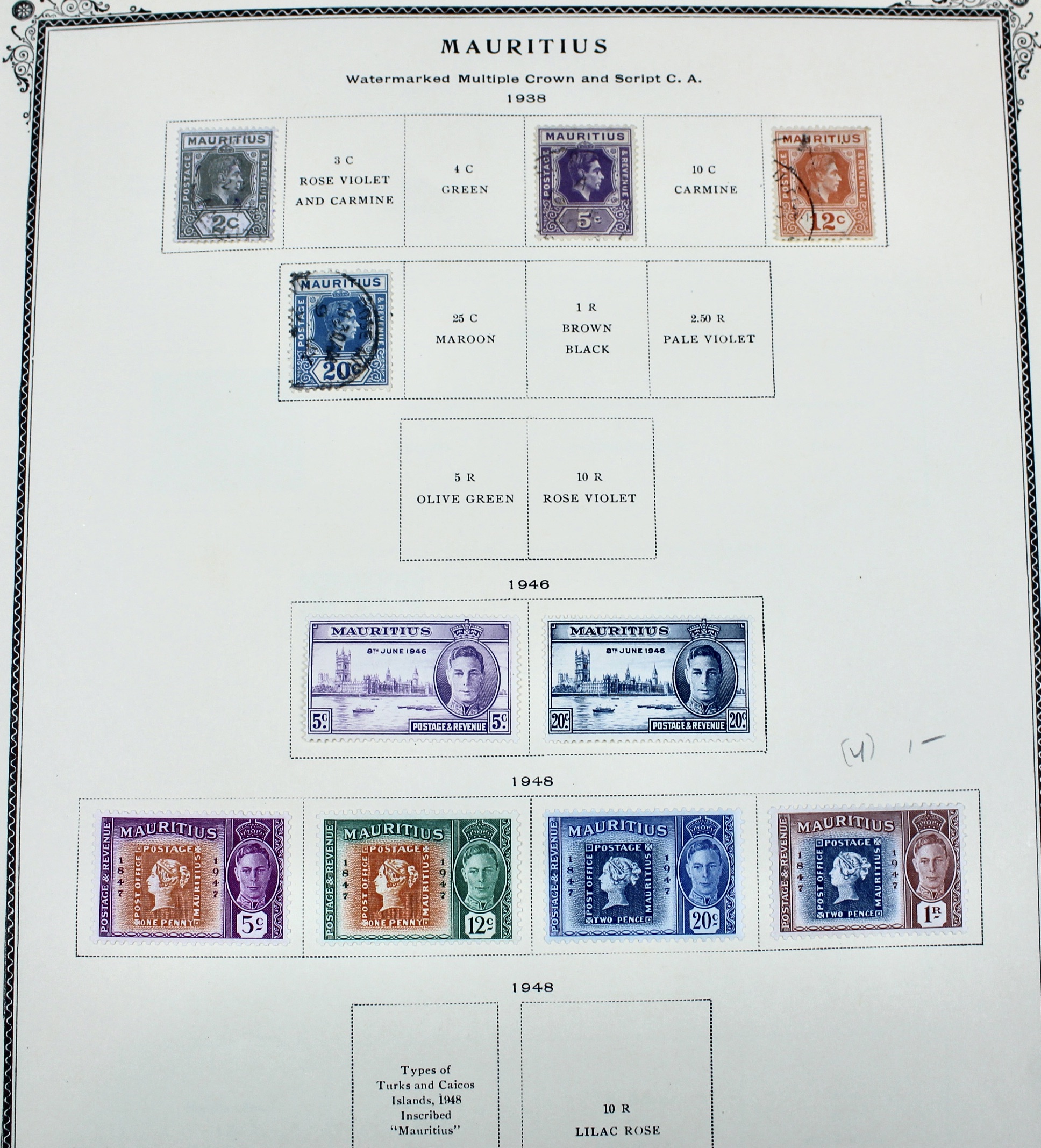 Mauritius Stamp Collection