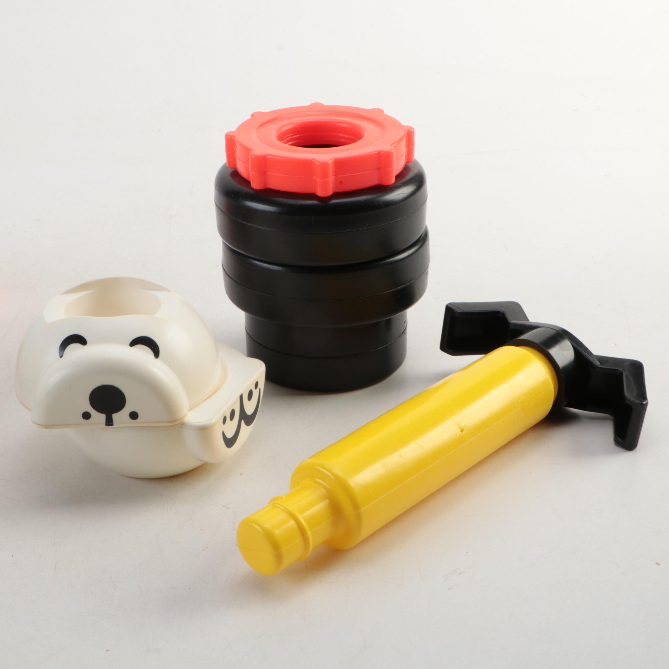 Fisher-Price "Lucky Dog" Stacking Puzzle with Pull-Behind Toys and Ball