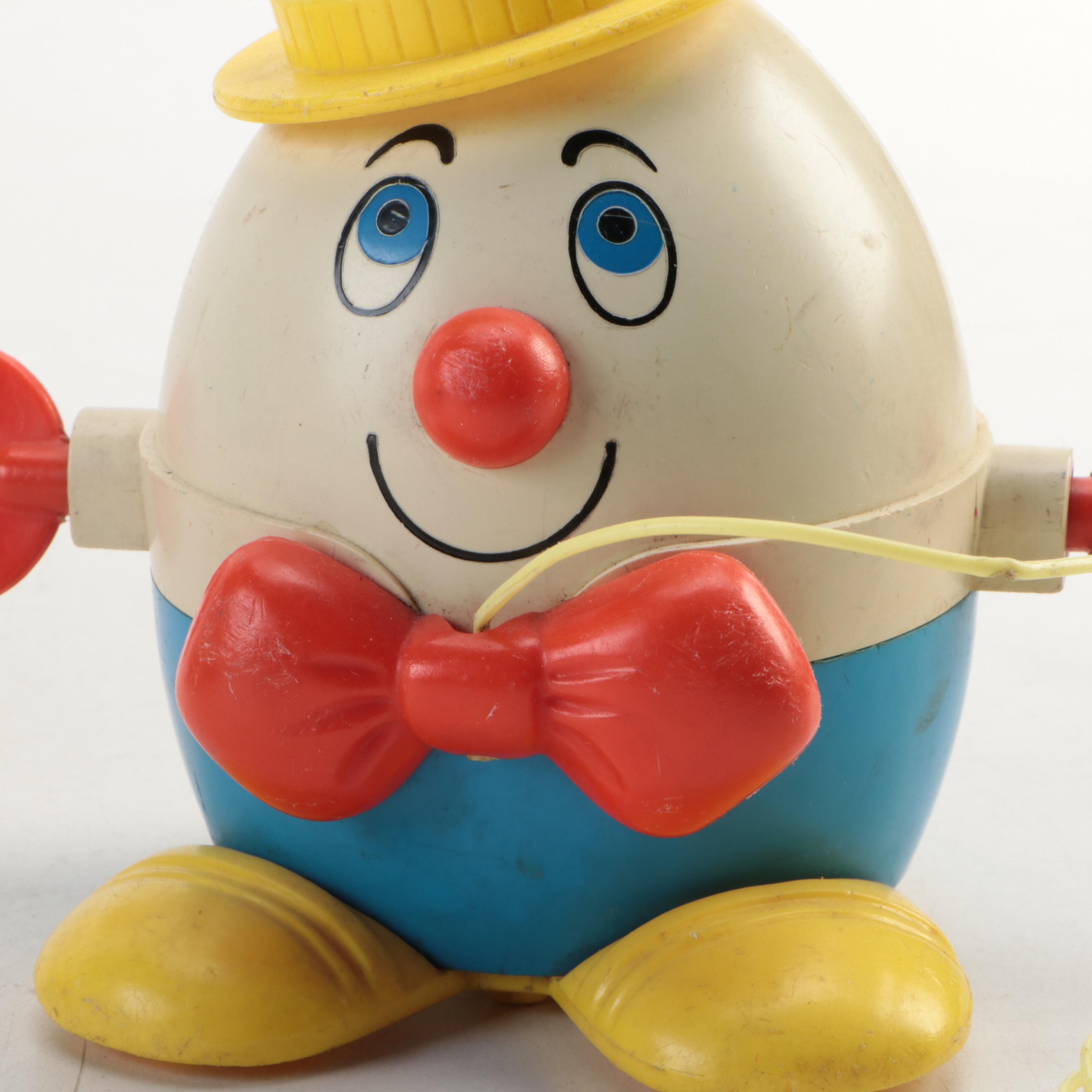 Fisher-Price "Lucky Dog" Stacking Puzzle with Pull-Behind Toys and Ball