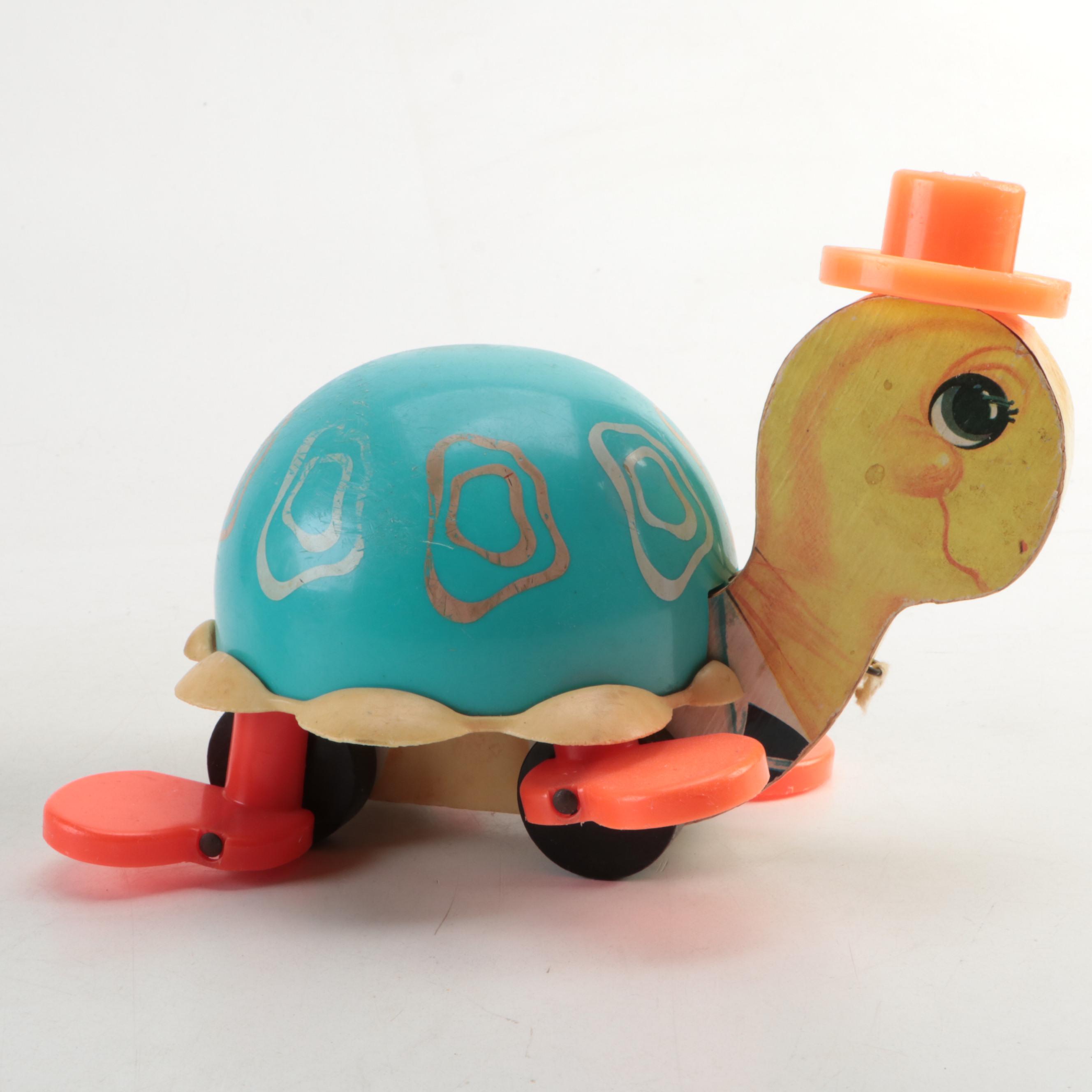 Fisher-Price "Lucky Dog" Stacking Puzzle with Pull-Behind Toys and Ball