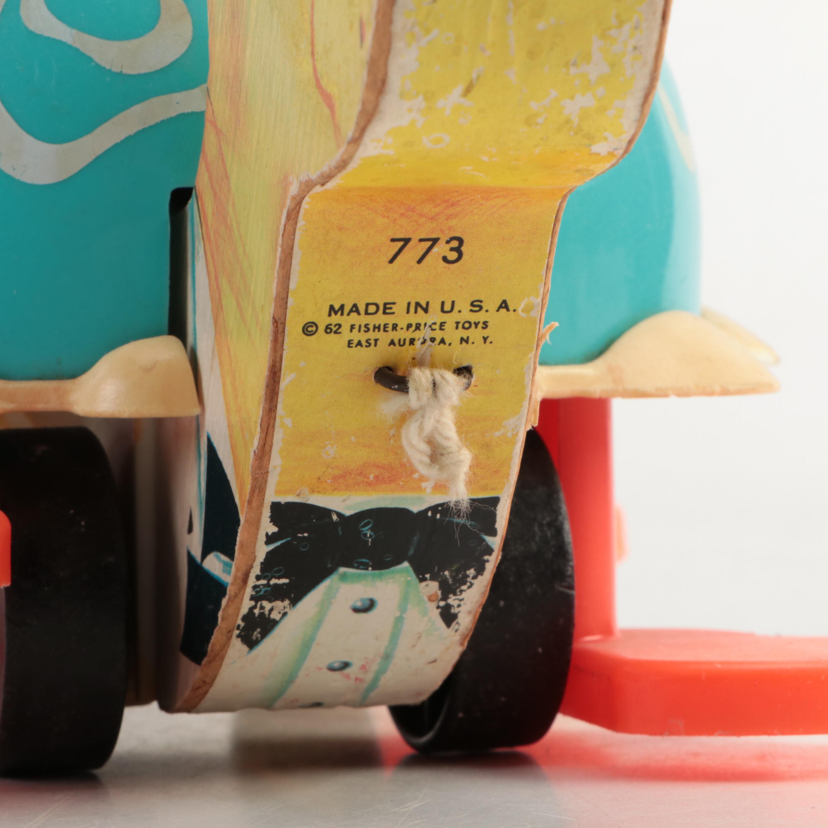 Fisher-Price "Lucky Dog" Stacking Puzzle with Pull-Behind Toys and Ball