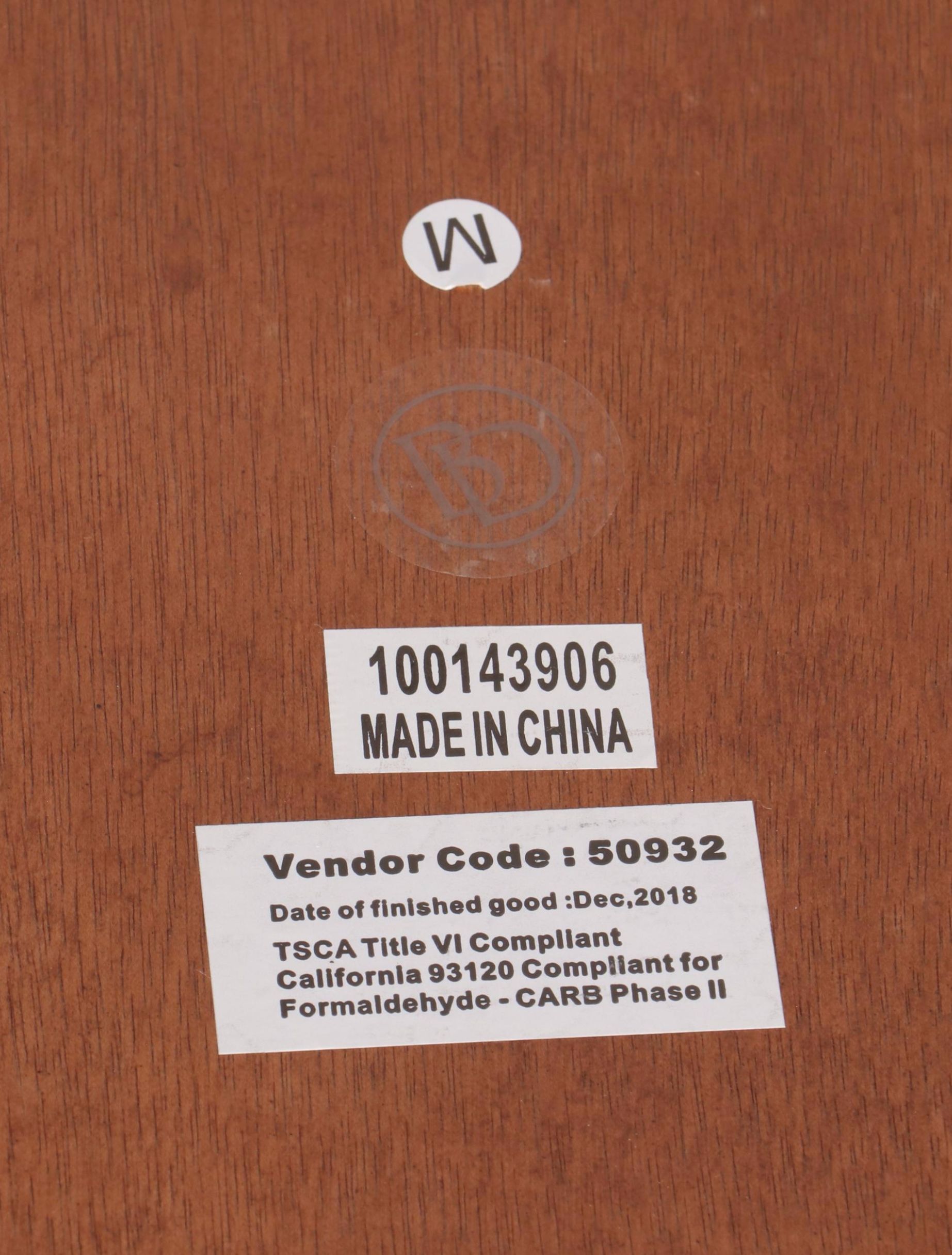 Contemporary Wood and Metal Trestle Table