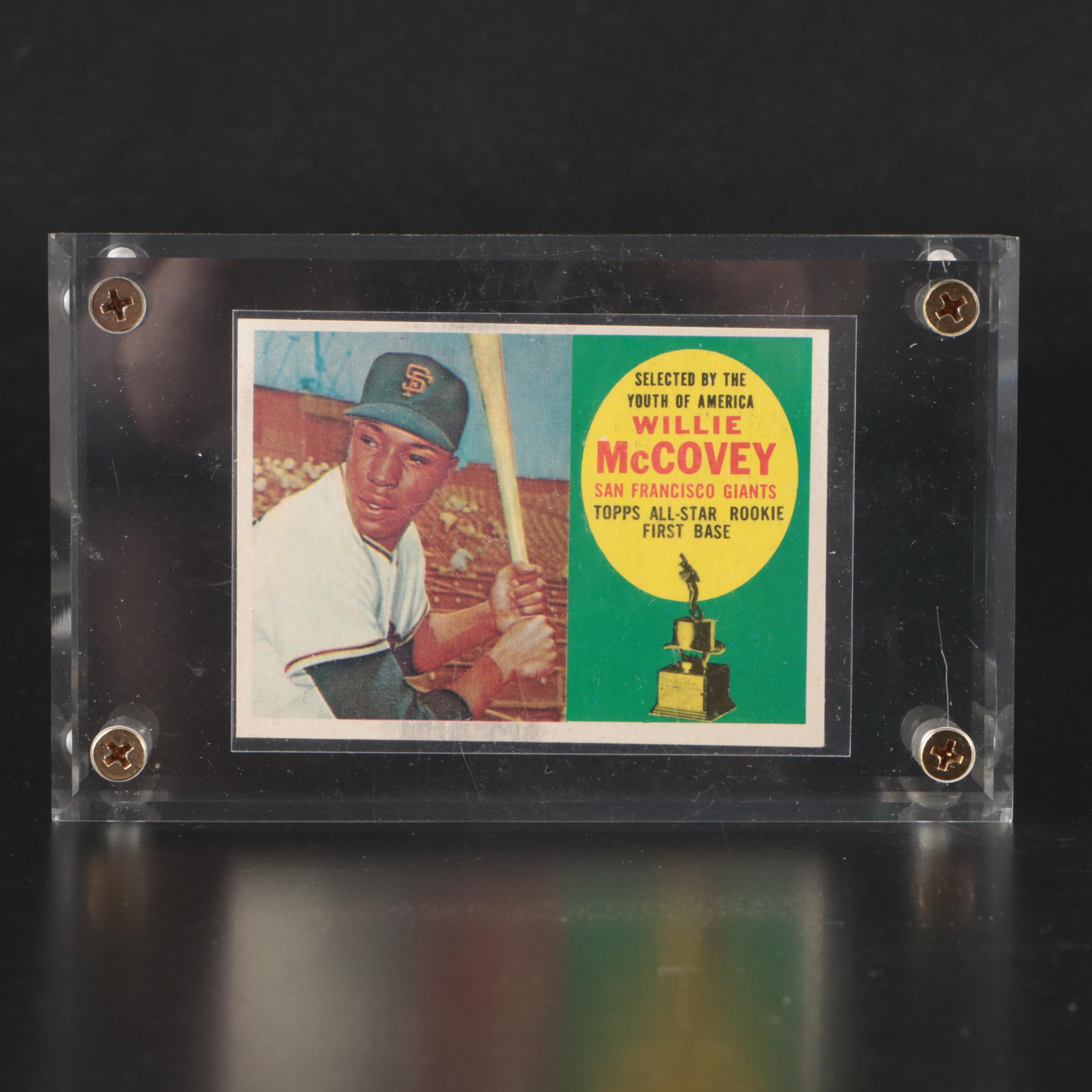 1960 Topps Willie McCovey All-Star Rookie San Franscico Giants Baseball Card