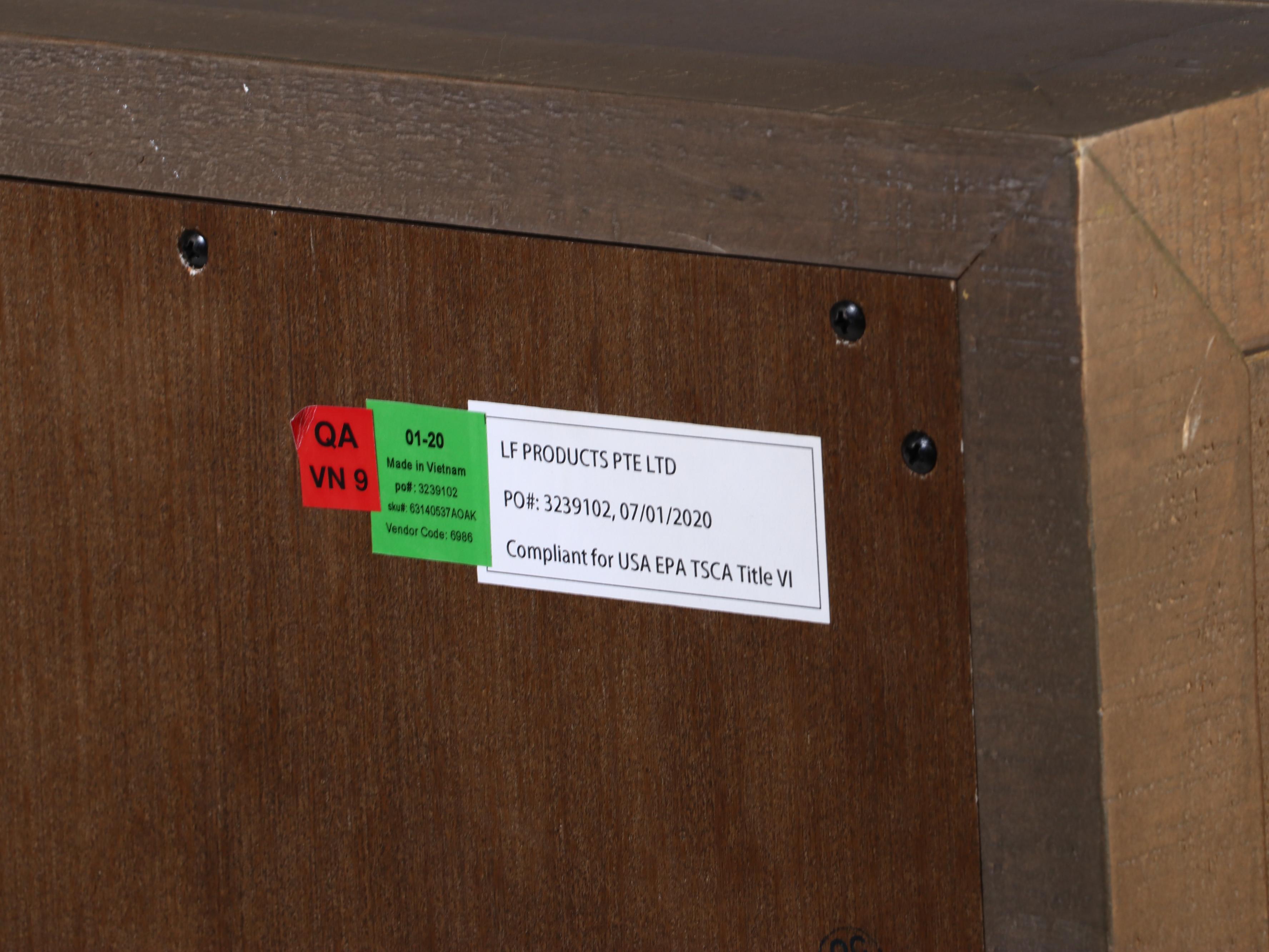 Restoration Hardware Wooden Printmaker's Chest of Drawers