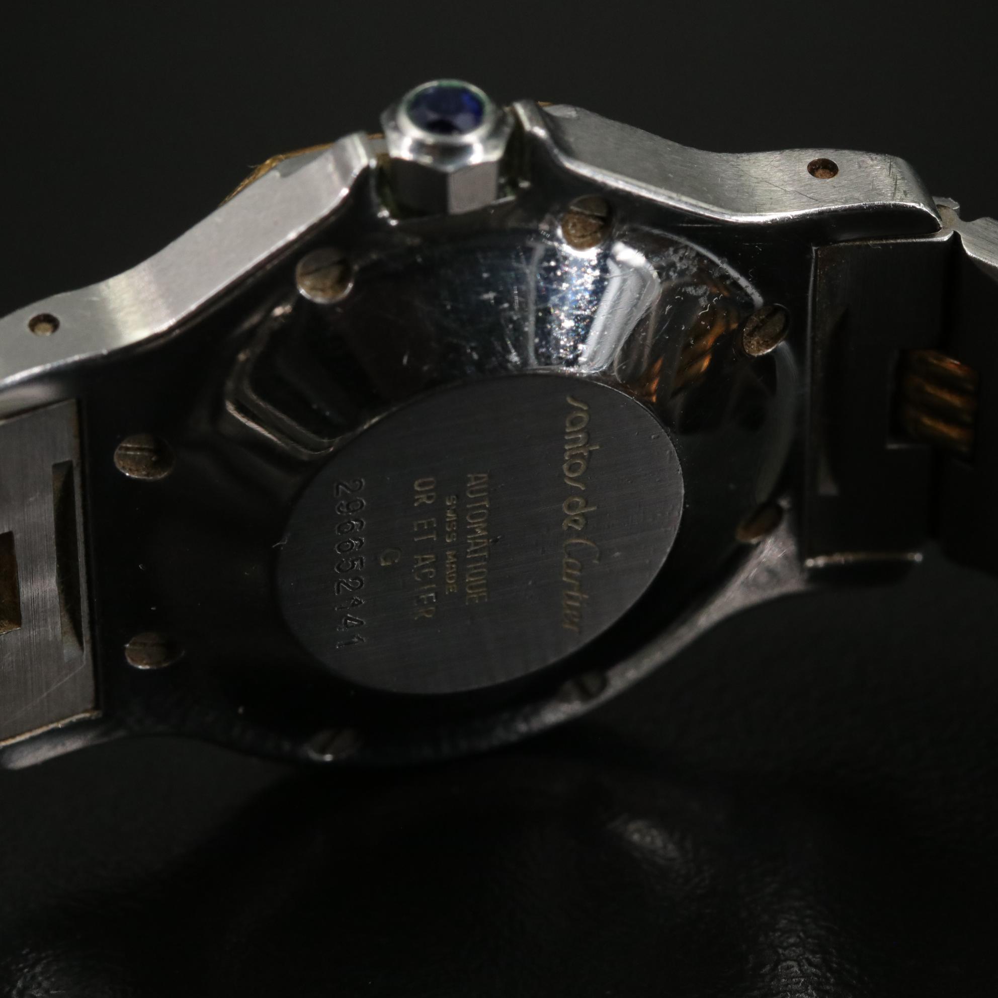 Cartier Santos de Cartier Octagonal 18K and Stainless Steel Watch