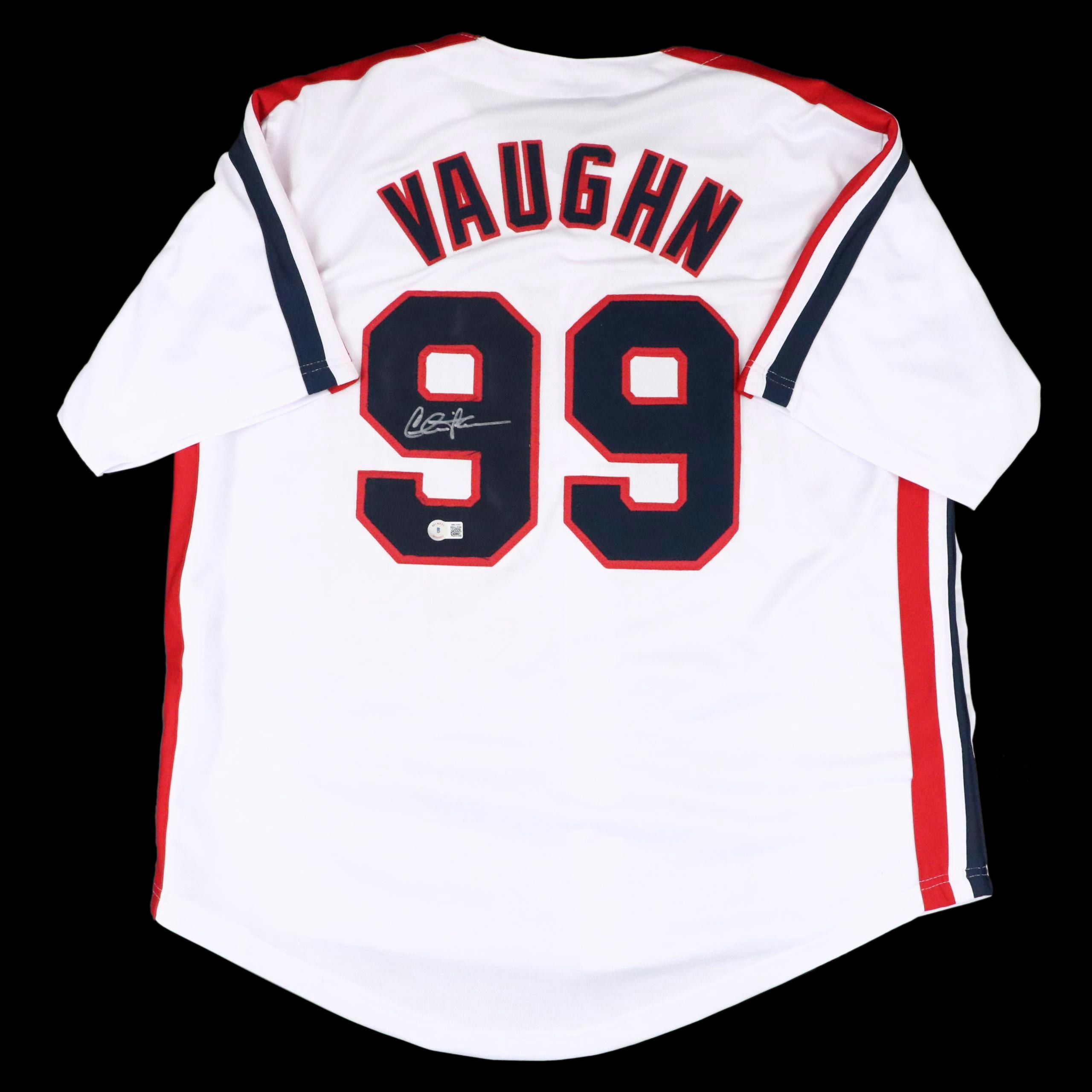 Charlie Sheen Signed Ricky Vaughn "Major League" Baseball Jersey, Beckett