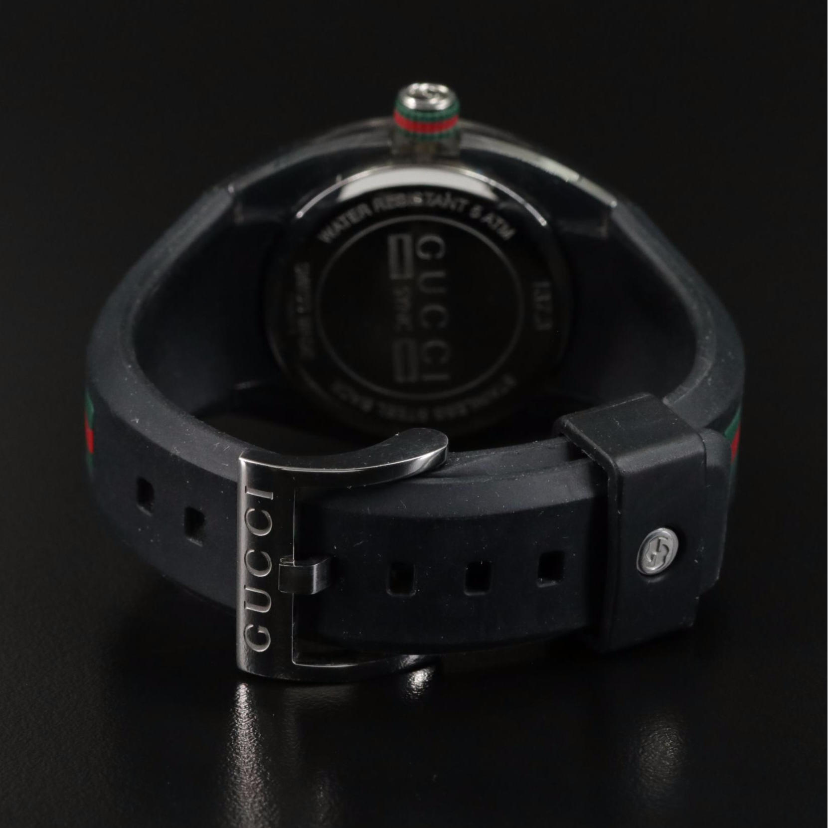 Gucci Sync 137.3 Swiss Made Black Dial Quartz Wristwatch