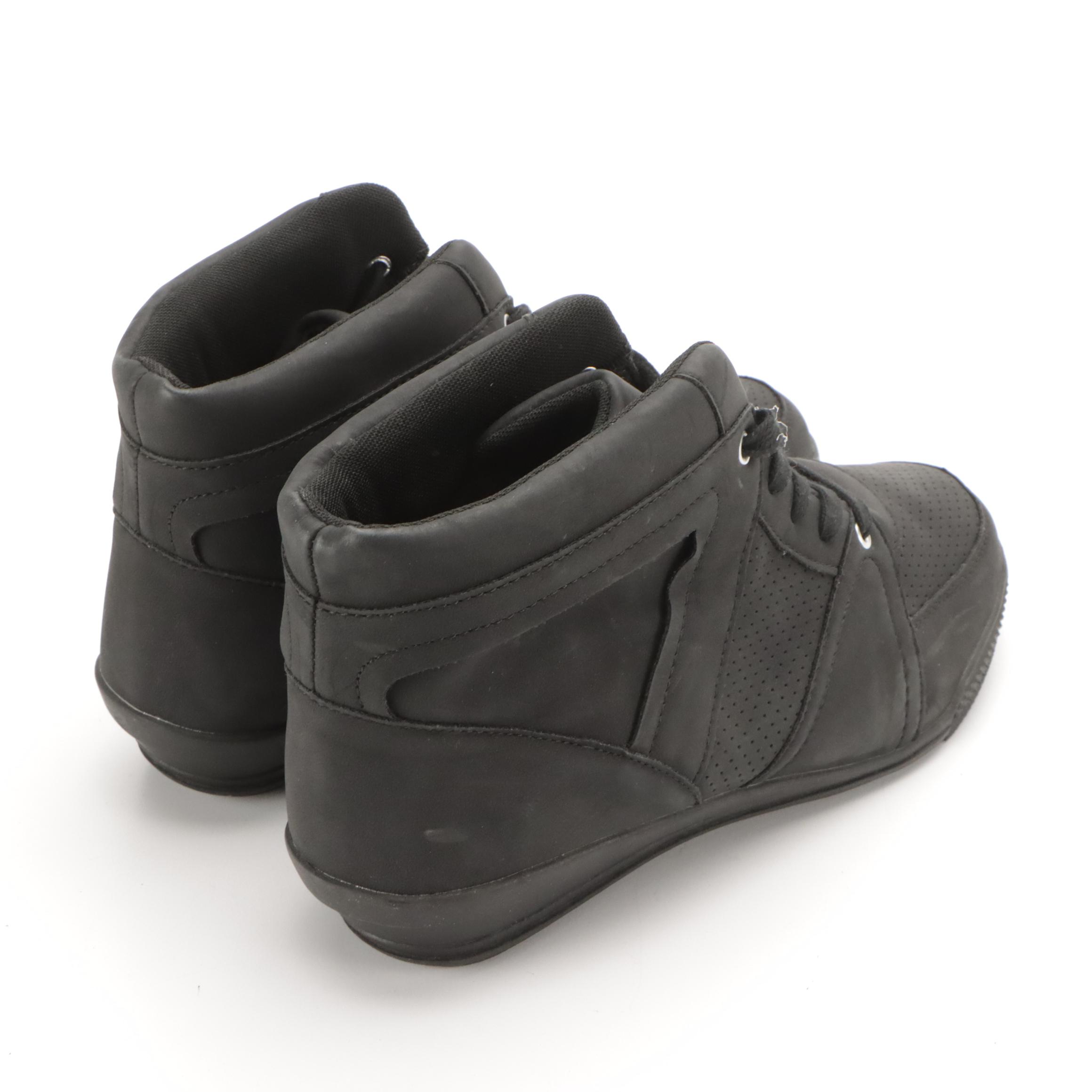 Men's Comfortview High Top and Fashion Sneakers in Black