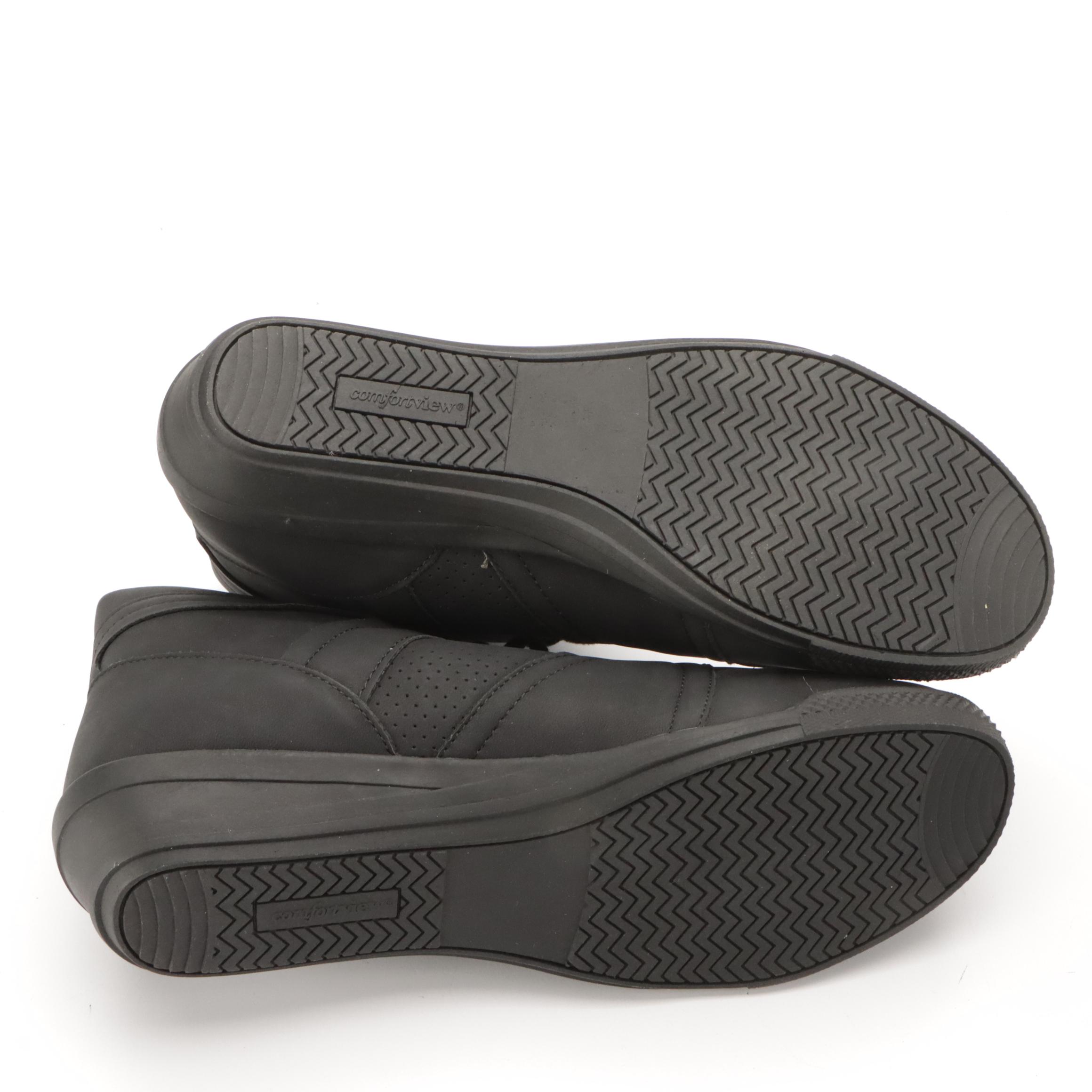 Men's Comfortview High Top and Fashion Sneakers in Black