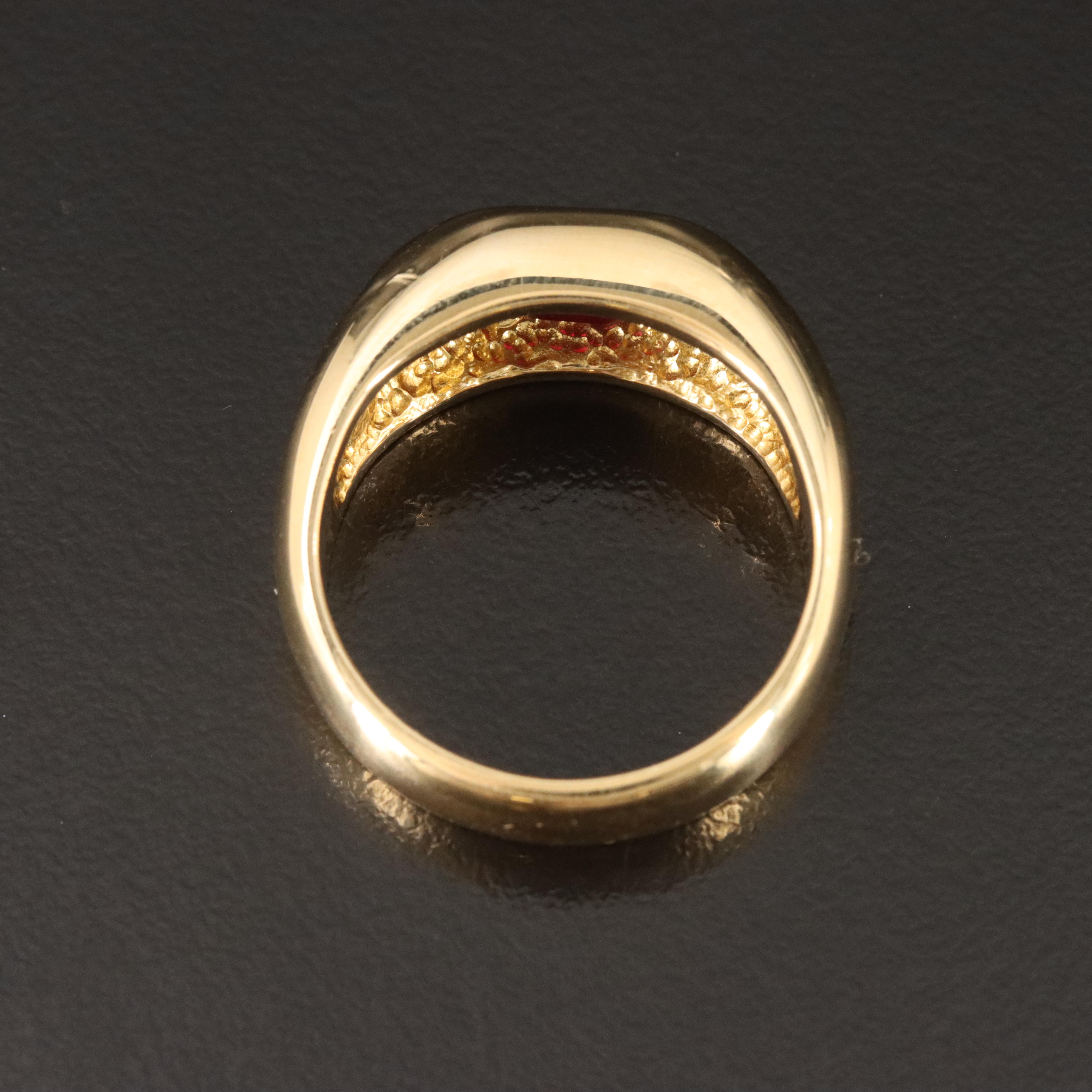 18K 2.27 CT Burmese Ruby Solitaire Ring with GIA Report