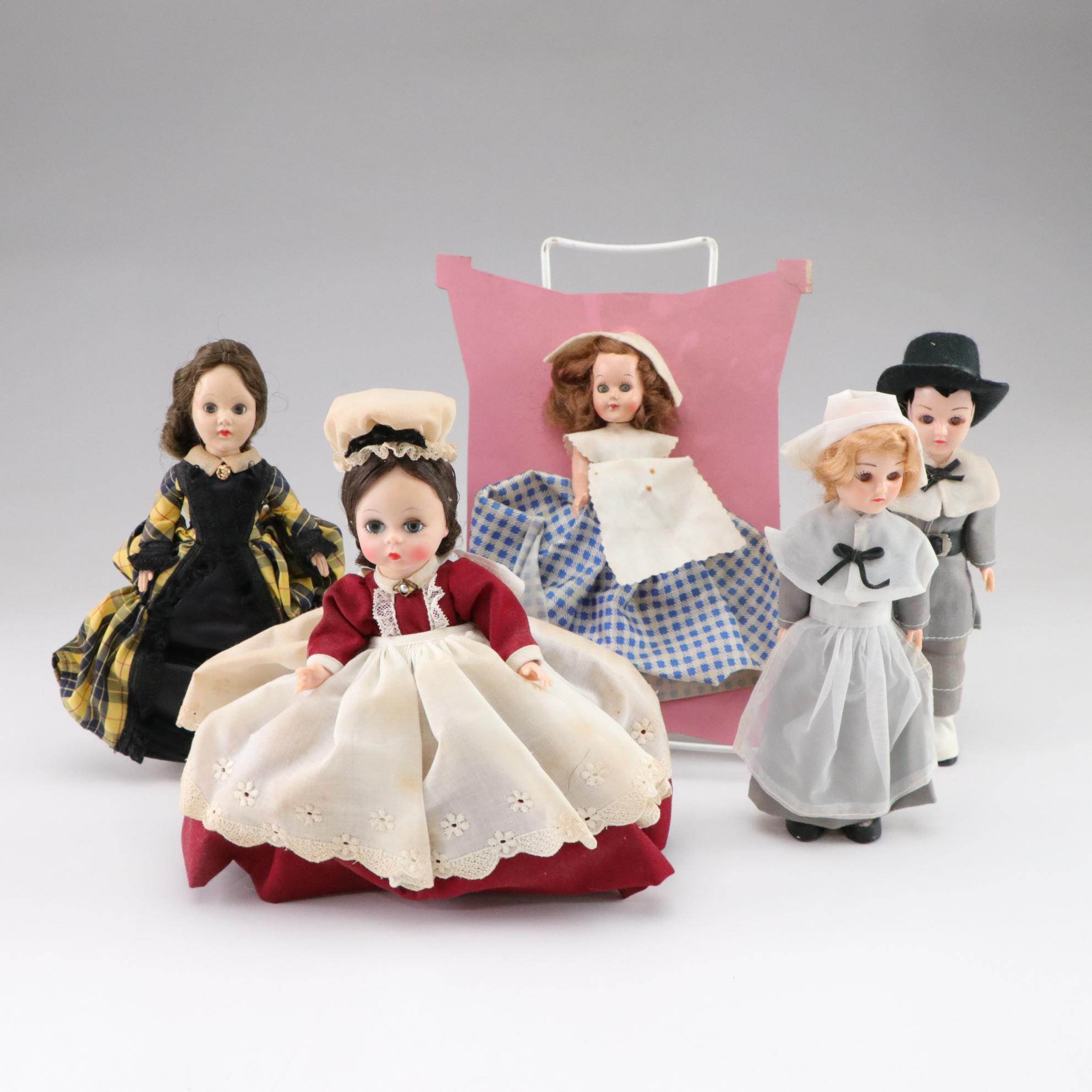Madame Alexander, Priscilla Alden, Featured in Sleepy Eye Doll Collection