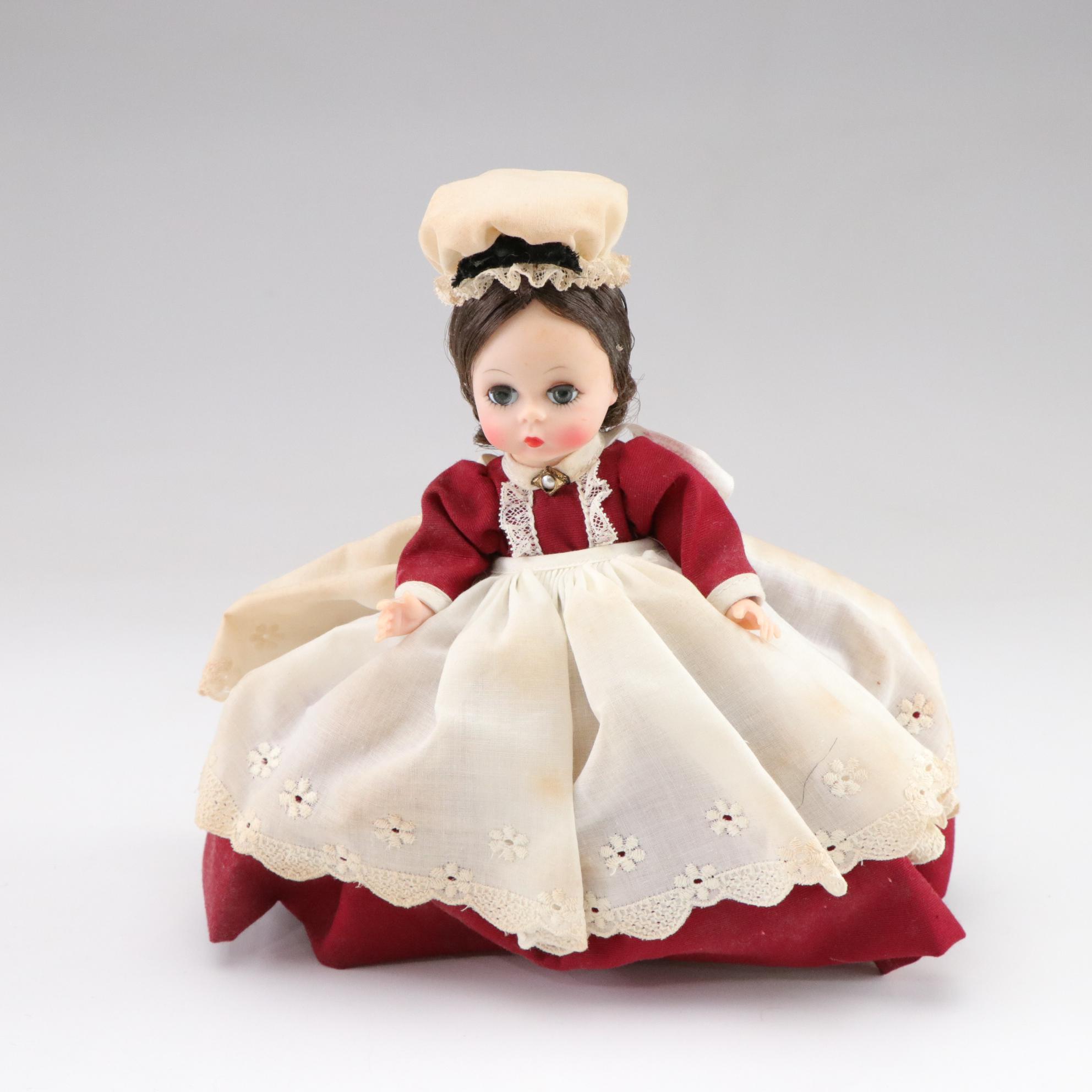Madame Alexander, Priscilla Alden, Featured in Sleepy Eye Doll Collection