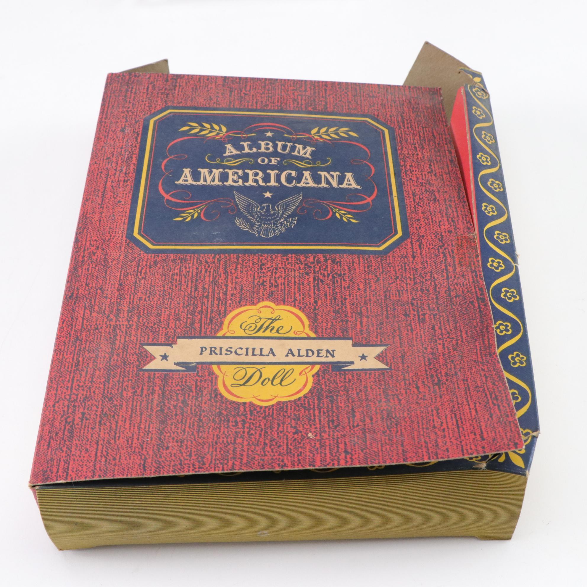 Madame Alexander, Priscilla Alden, Featured in Sleepy Eye Doll Collection