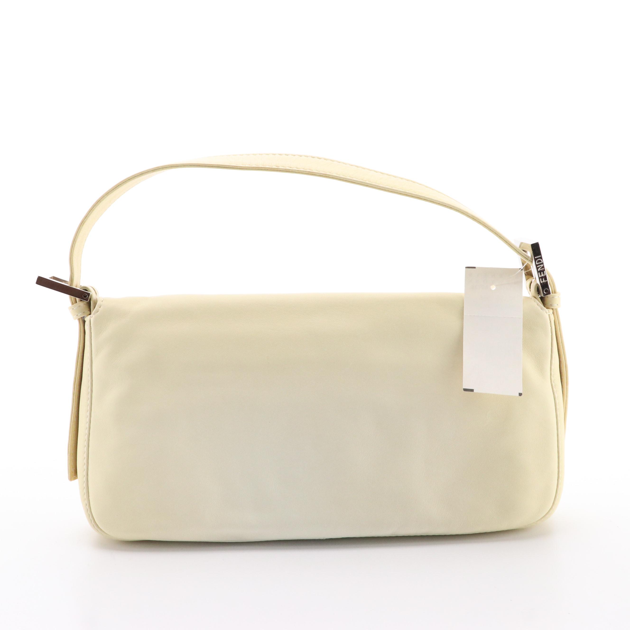 Fendi Lambskin Leather Flap Baguette Bag from Barneys New York, New with Tag