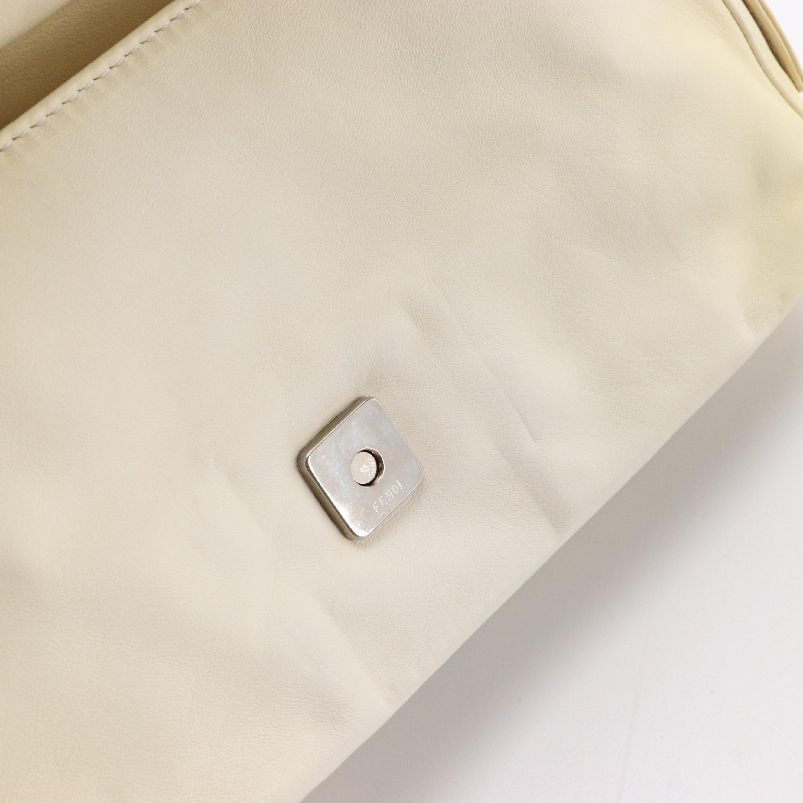 Fendi Lambskin Leather Flap Baguette Bag from Barneys New York, New with Tag