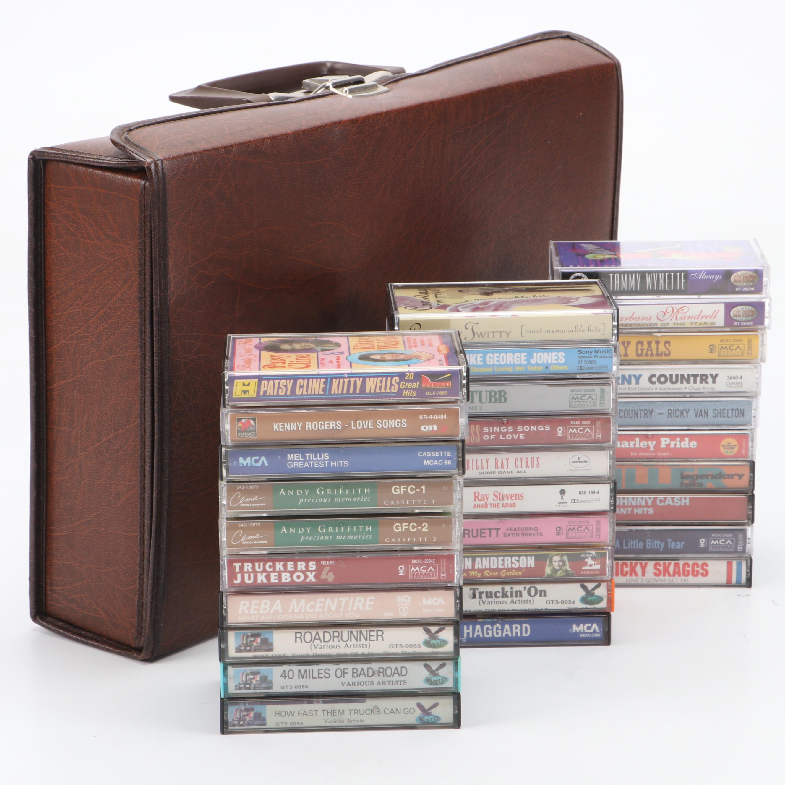Patsy Kline, Kenny Rogers, Andy Griffith, and More Cassette Tapes