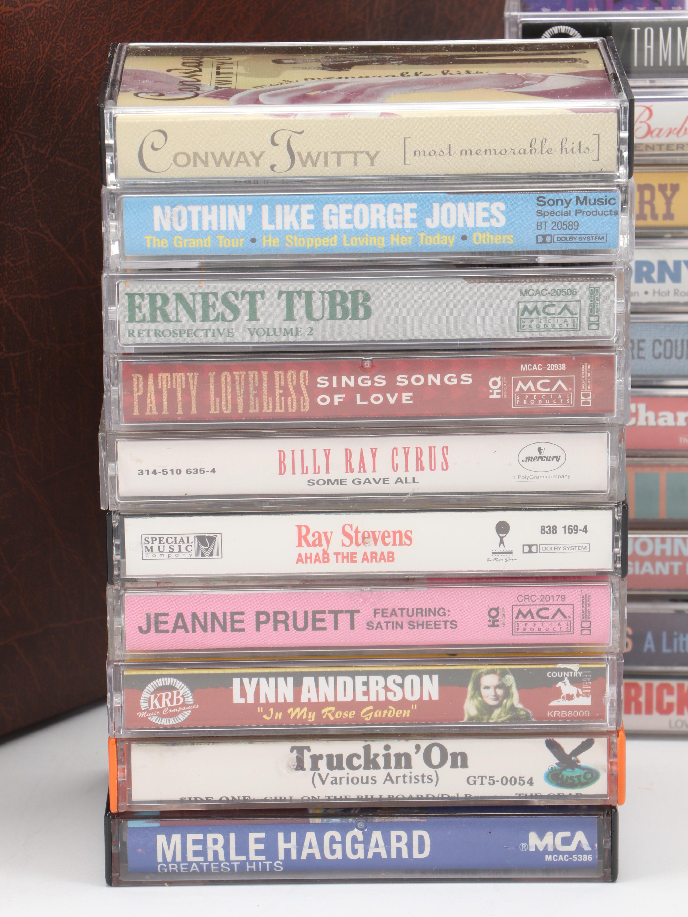 Patsy Kline, Kenny Rogers, Andy Griffith, and More Cassette Tapes