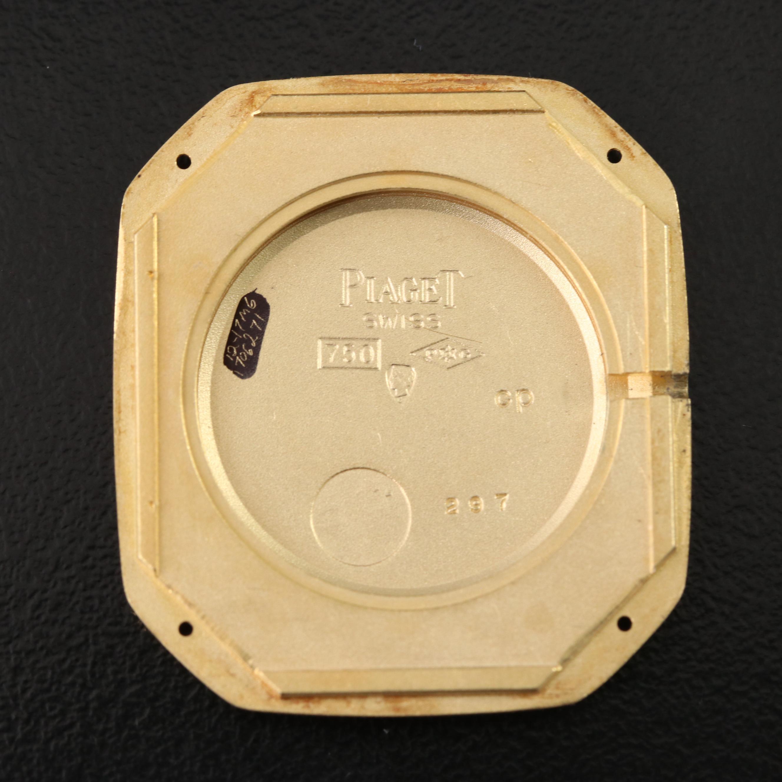 18K Piaget Factory Diamond Dial and Custom Diamond Case Watch