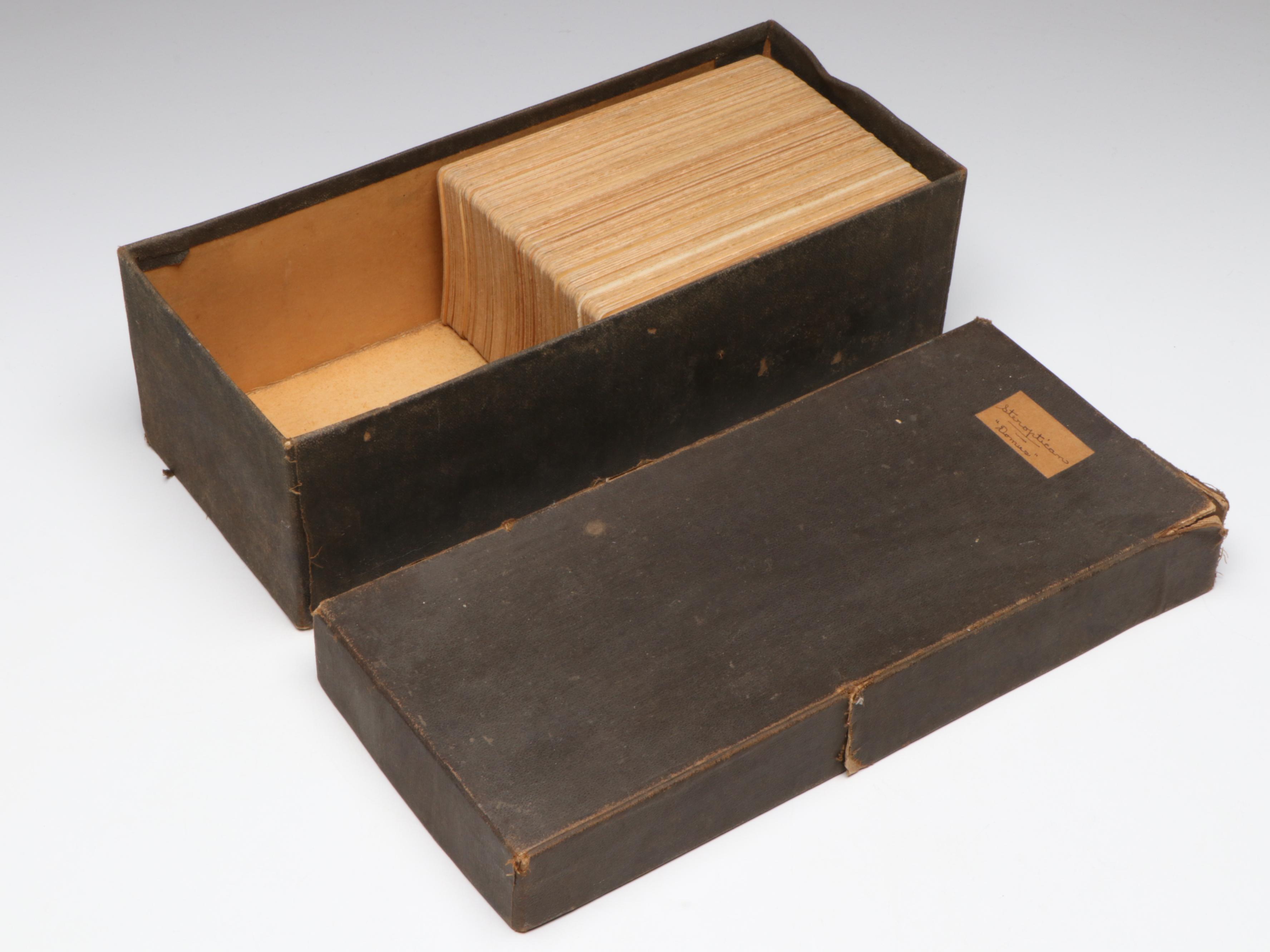 Keystone Stereoscope with Image Card Collection, Late 19th/Early 20th Century