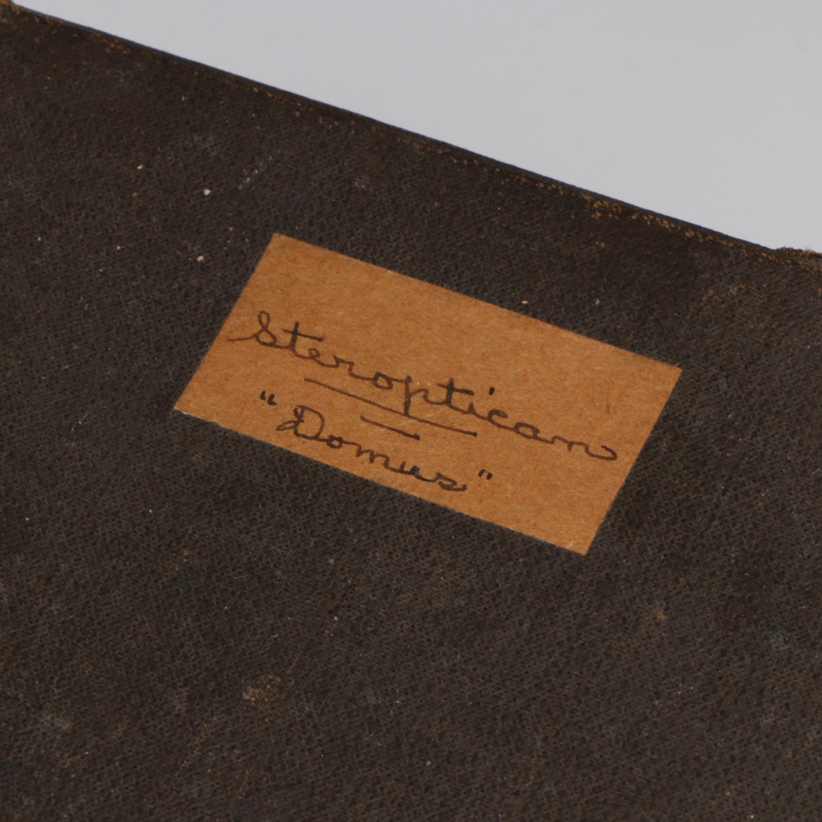 Keystone Stereoscope with Image Card Collection, Late 19th/Early 20th Century