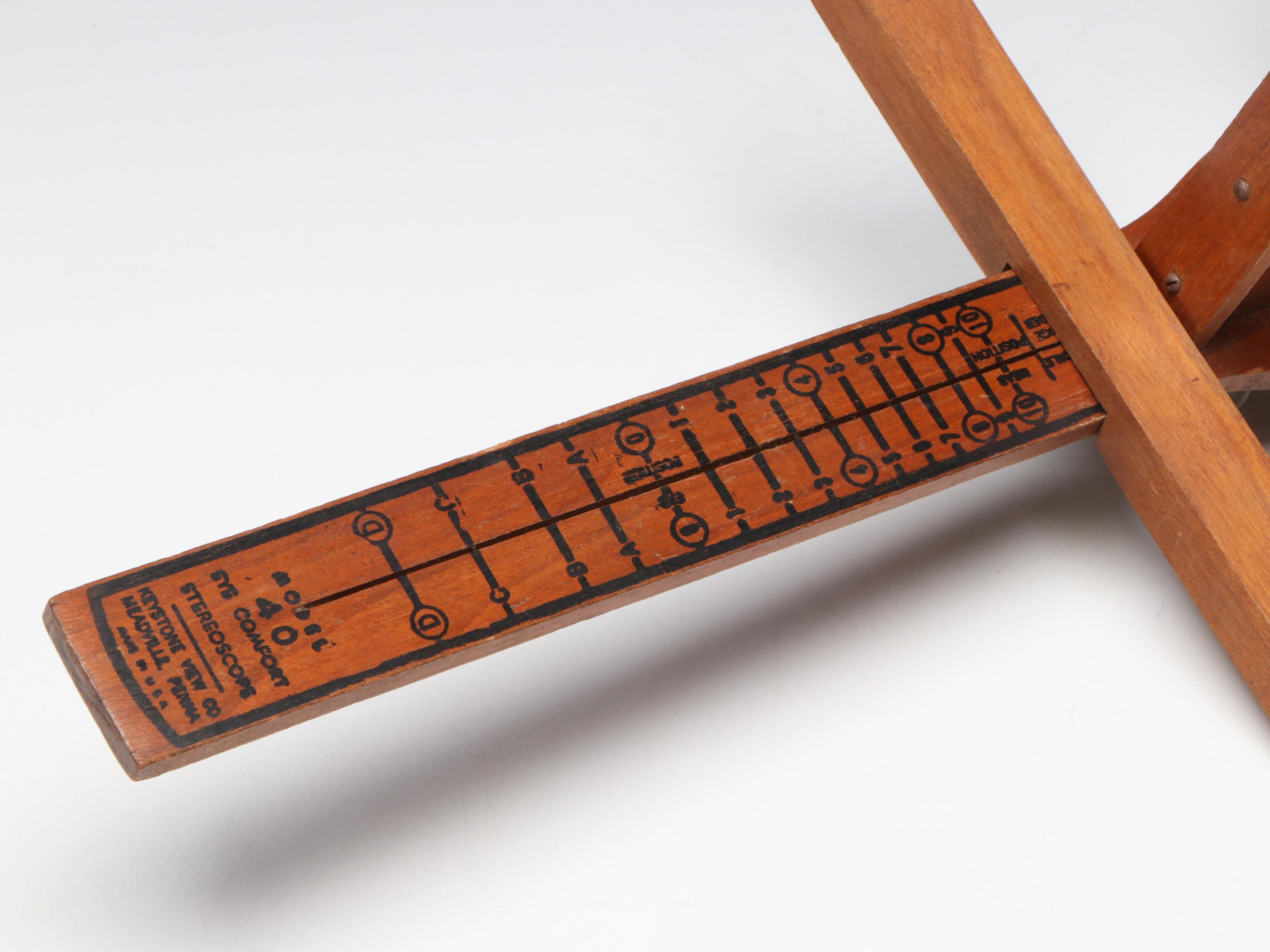 Keystone Stereoscope with Image Card Collection, Late 19th/Early 20th Century