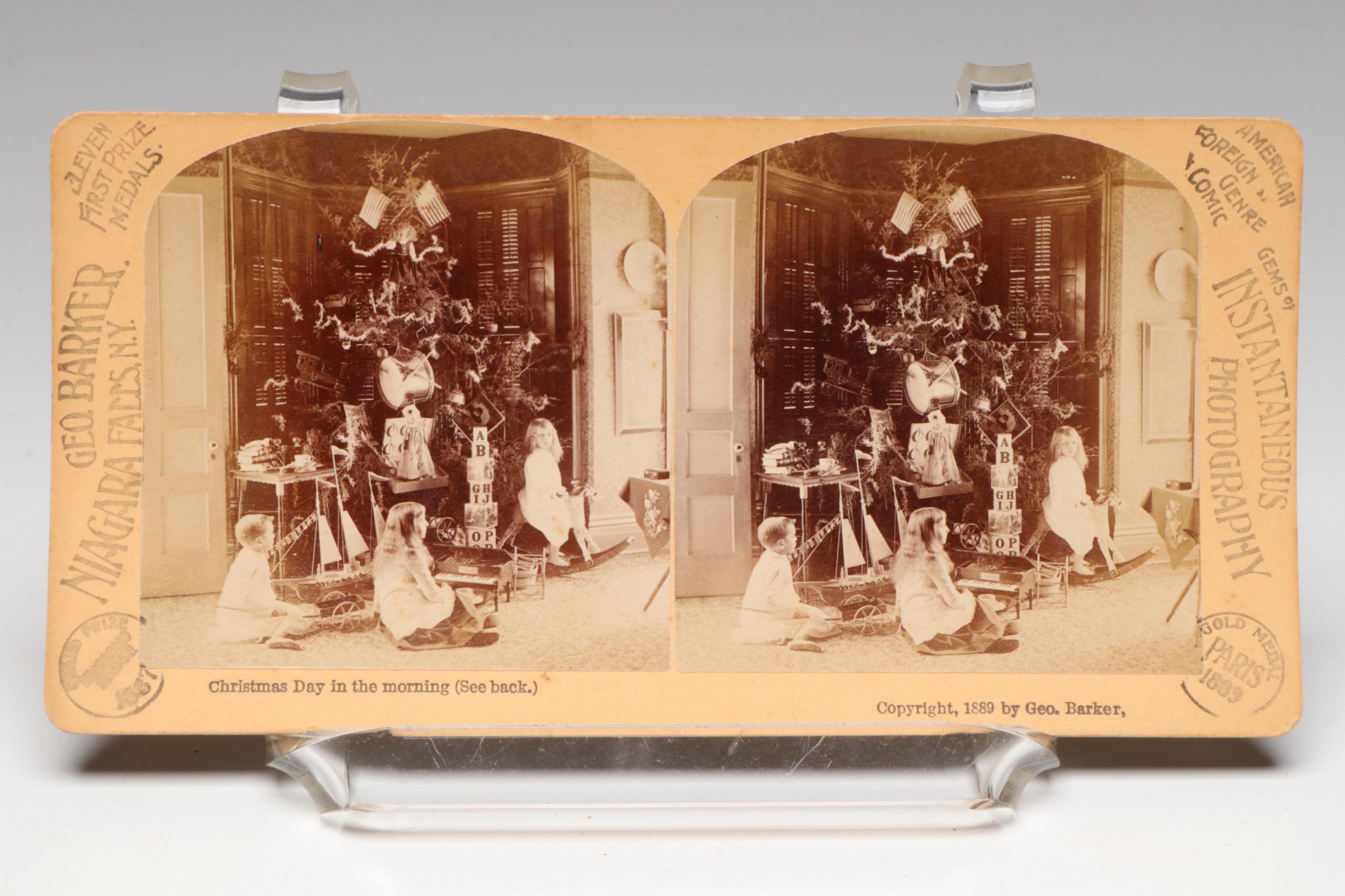 Keystone Stereoscope with Image Card Collection, Late 19th/Early 20th Century
