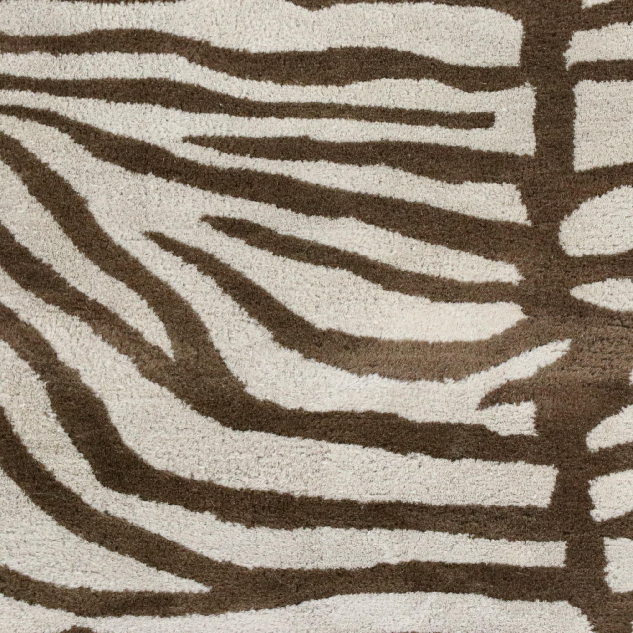 8' x 10' Hand-Tufted Pottery Barn "Zebra" Area Rug