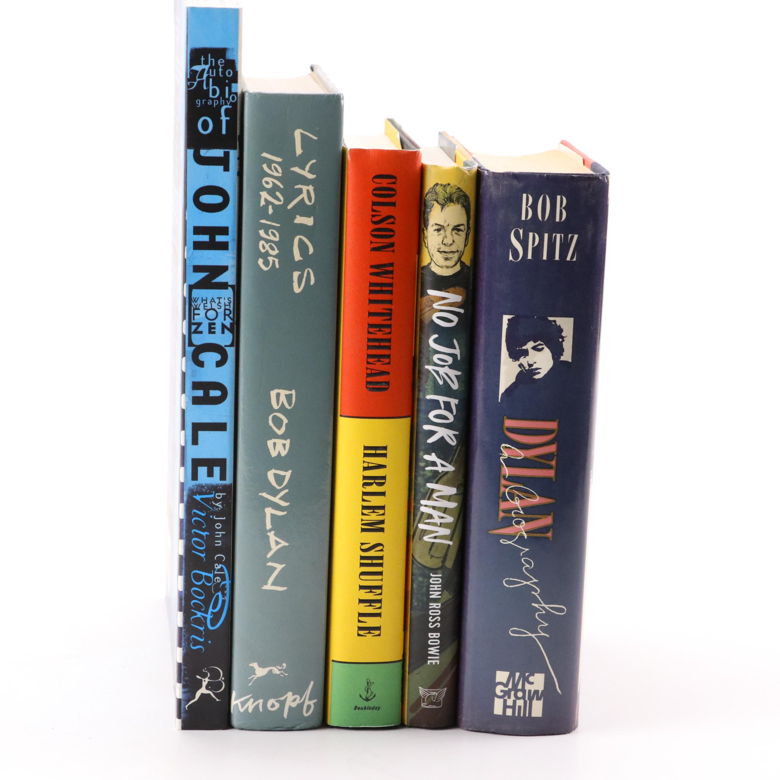 First Edition "Dylan: A Biography" by Bob Spitz and More Books