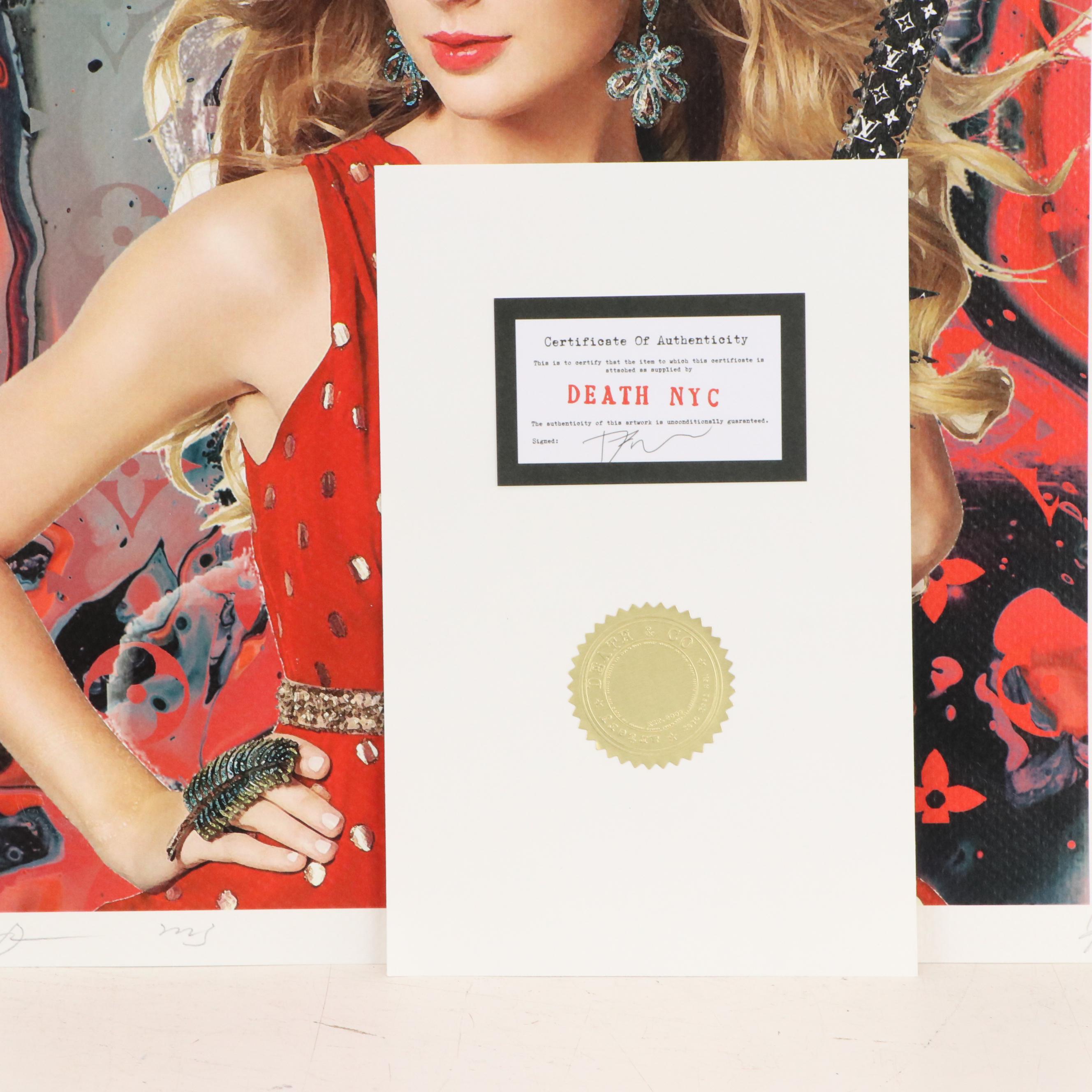 Death NYC Graphic Digital Print Featuring Taylor Swift, 2023