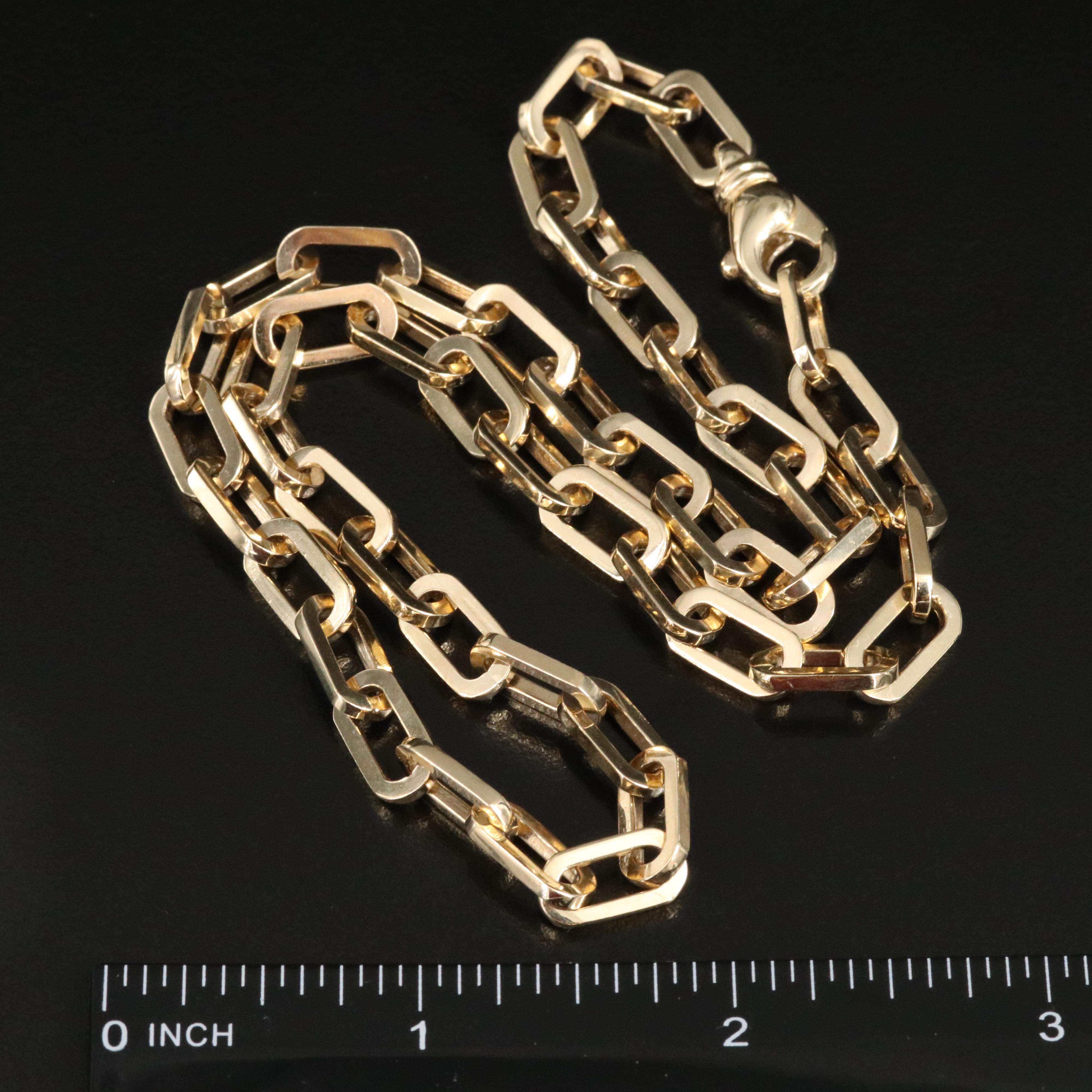 14K Cable Chain Necklace