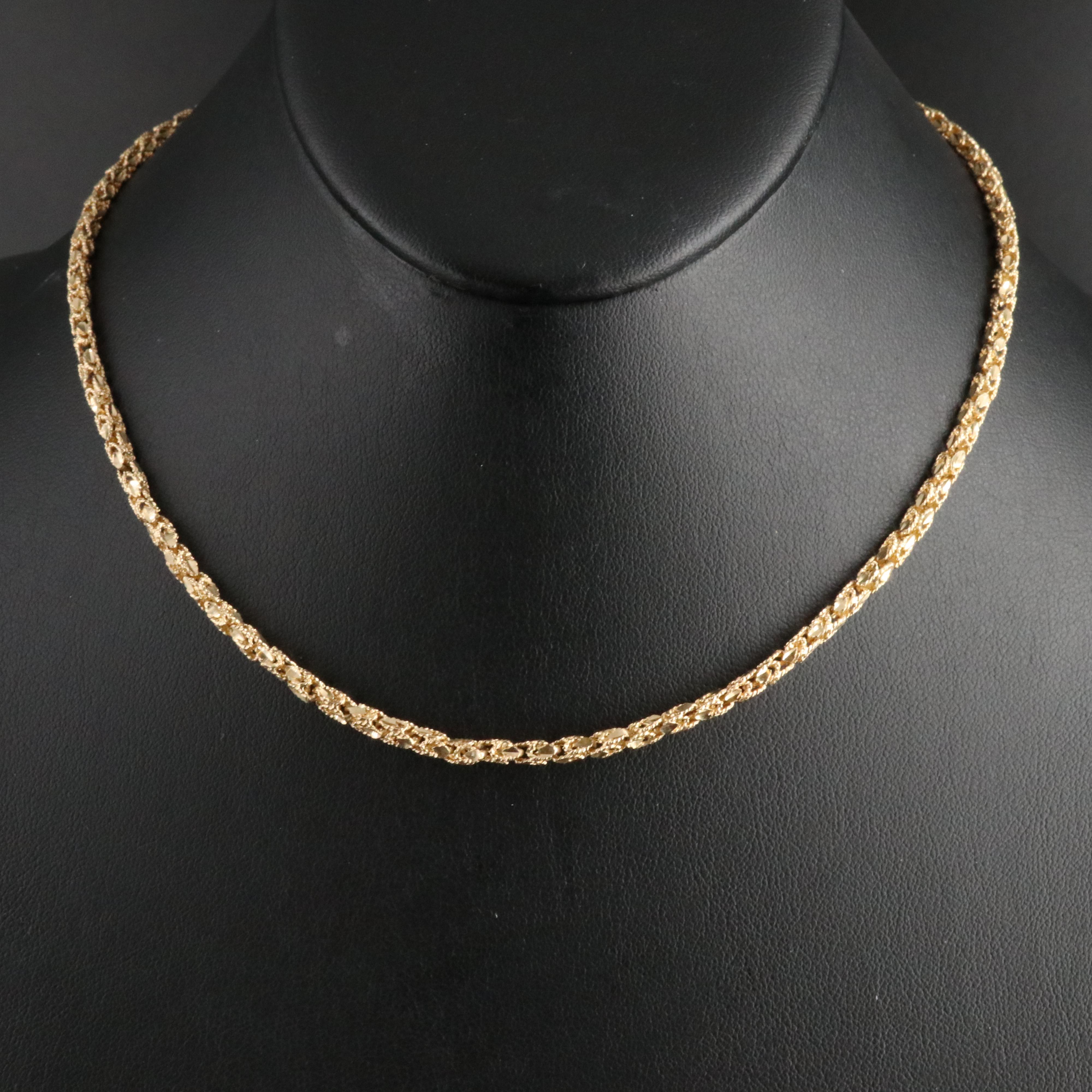 14K Sparkle Chain Necklace