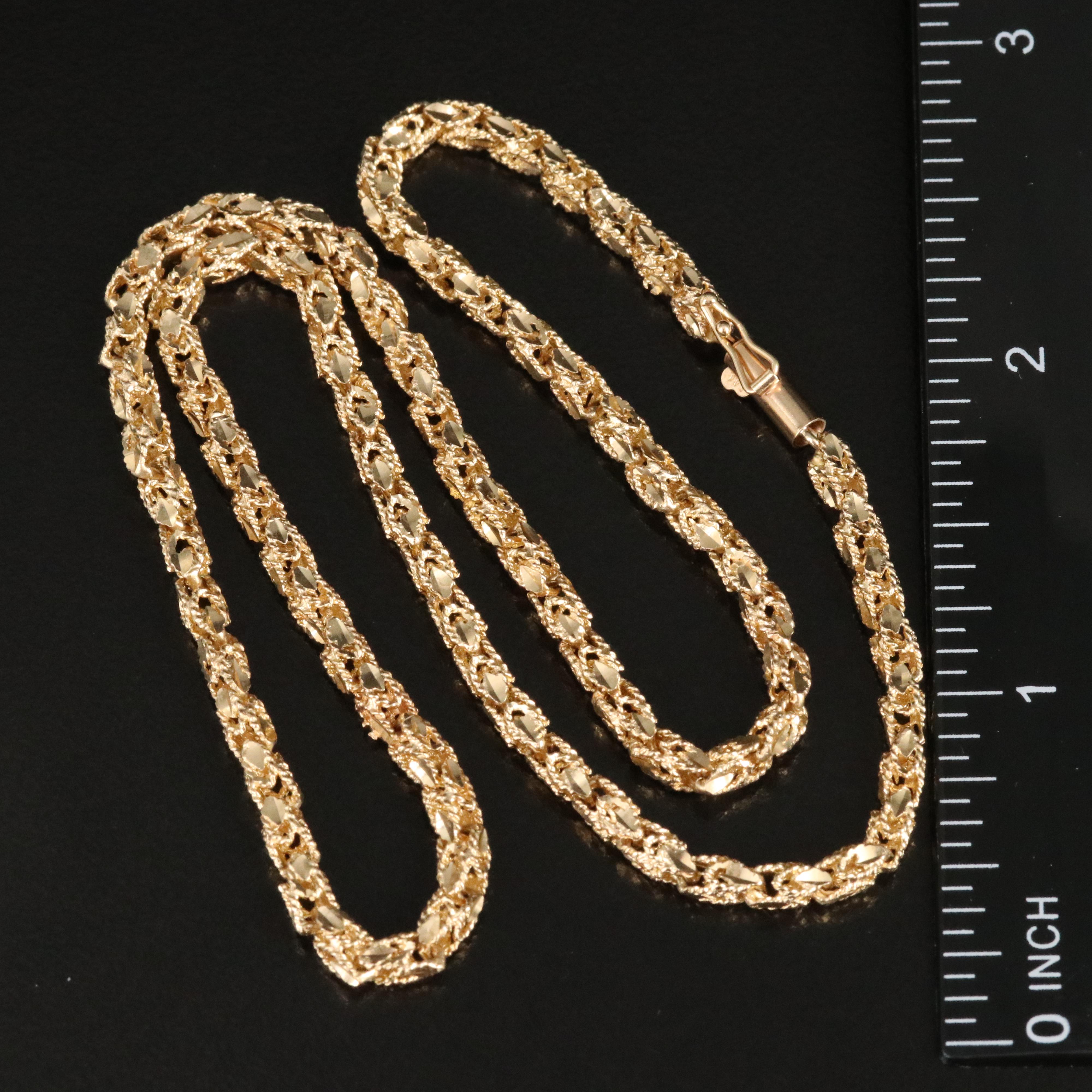 14K Sparkle Chain Necklace