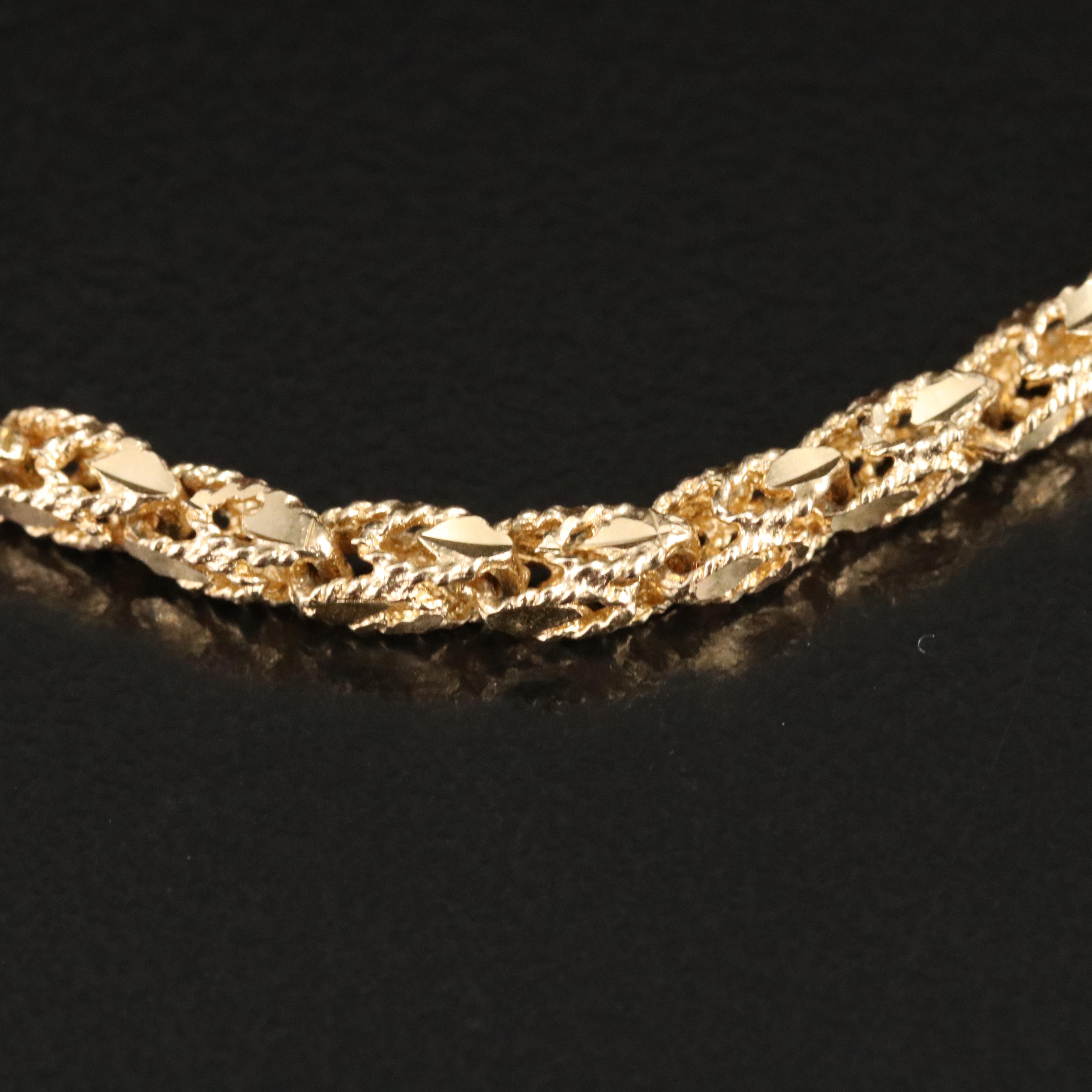 14K Sparkle Chain Necklace